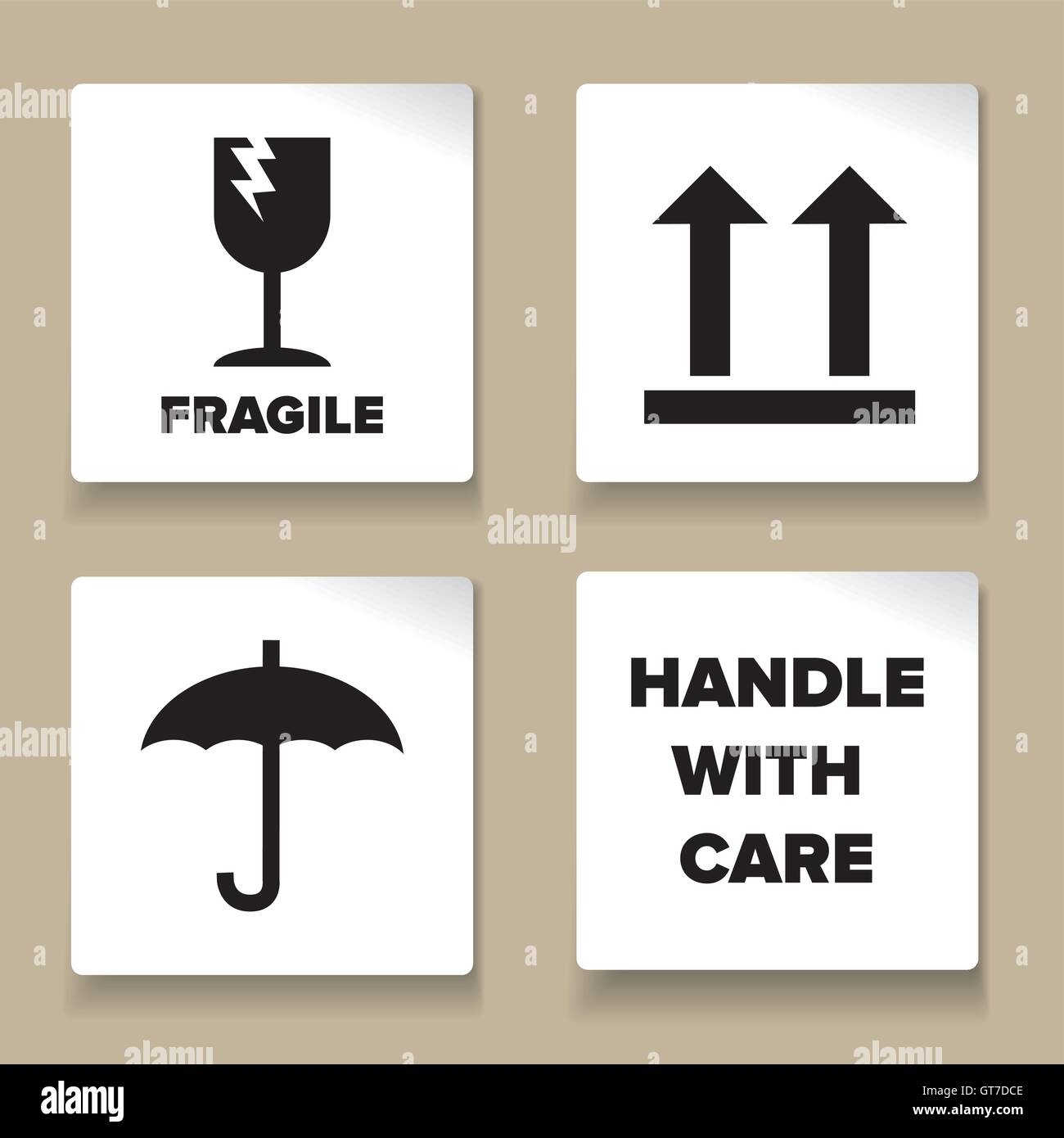 Sticker For Baridal Packing Barcode Packaging Labels or stickers vector Stock Vector Image & Art ...