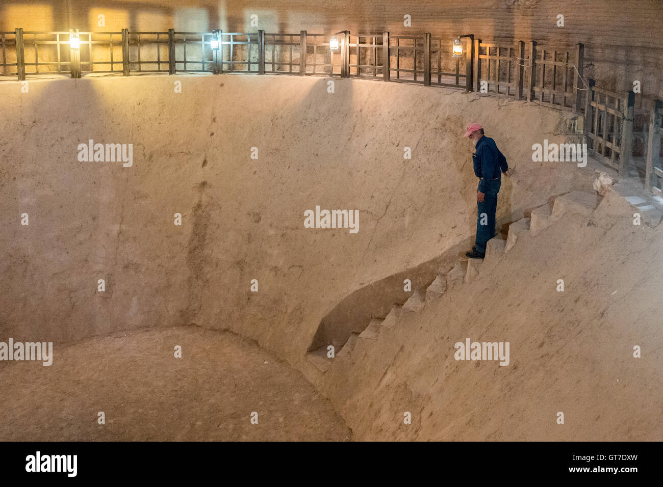 Yakhchāl (ice pit) is an ancient type of evaporative cooler. Above