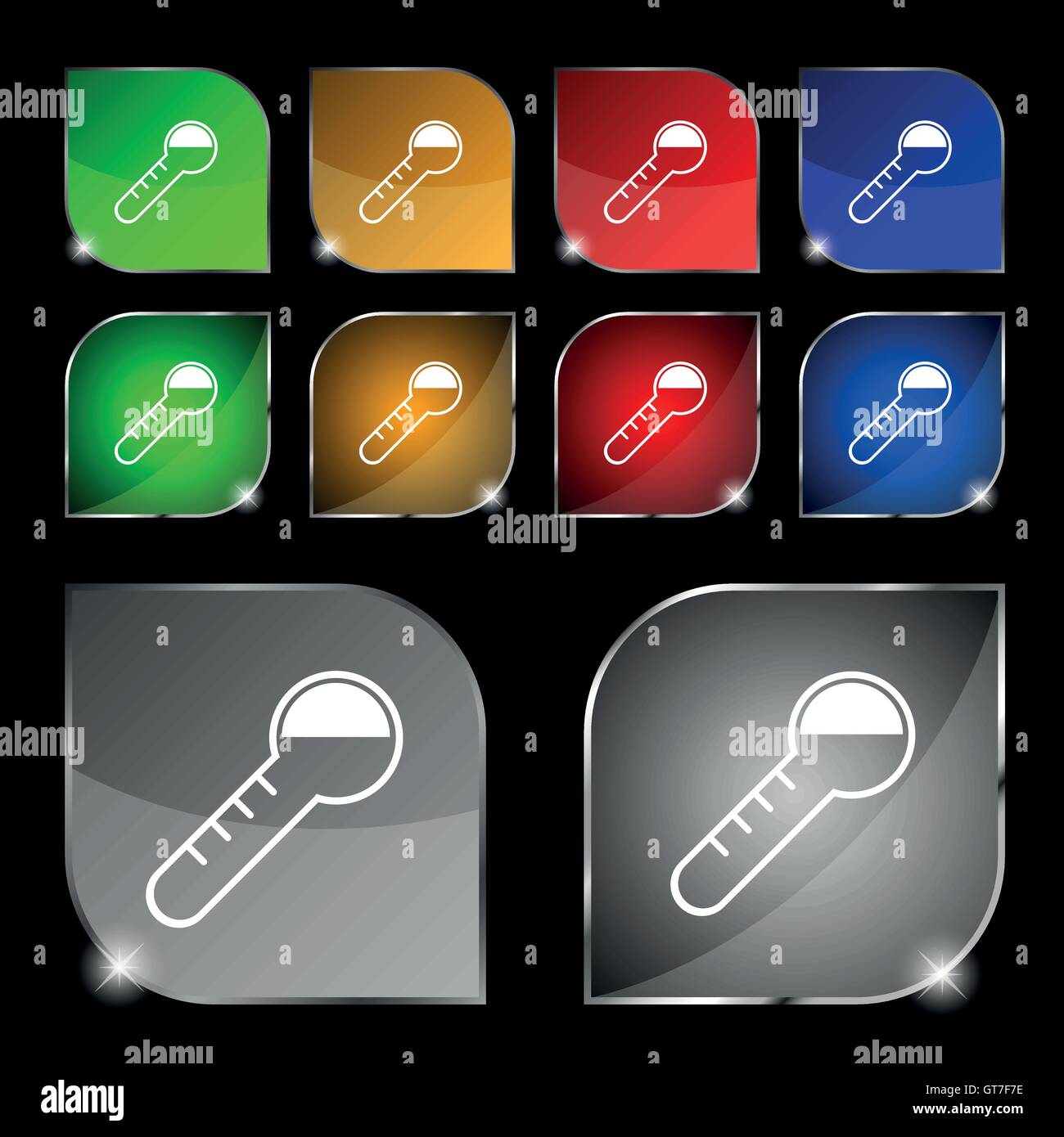 Colorful computer laboratory design Stock Vector Images - Alamy