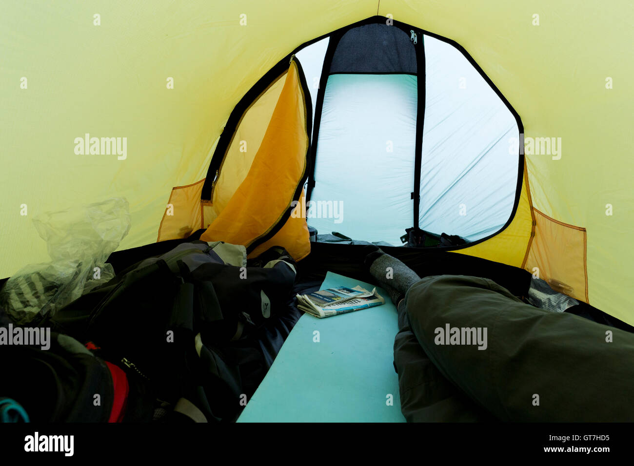 Backpacking tent uk hi-res stock photography and images - Alamy
