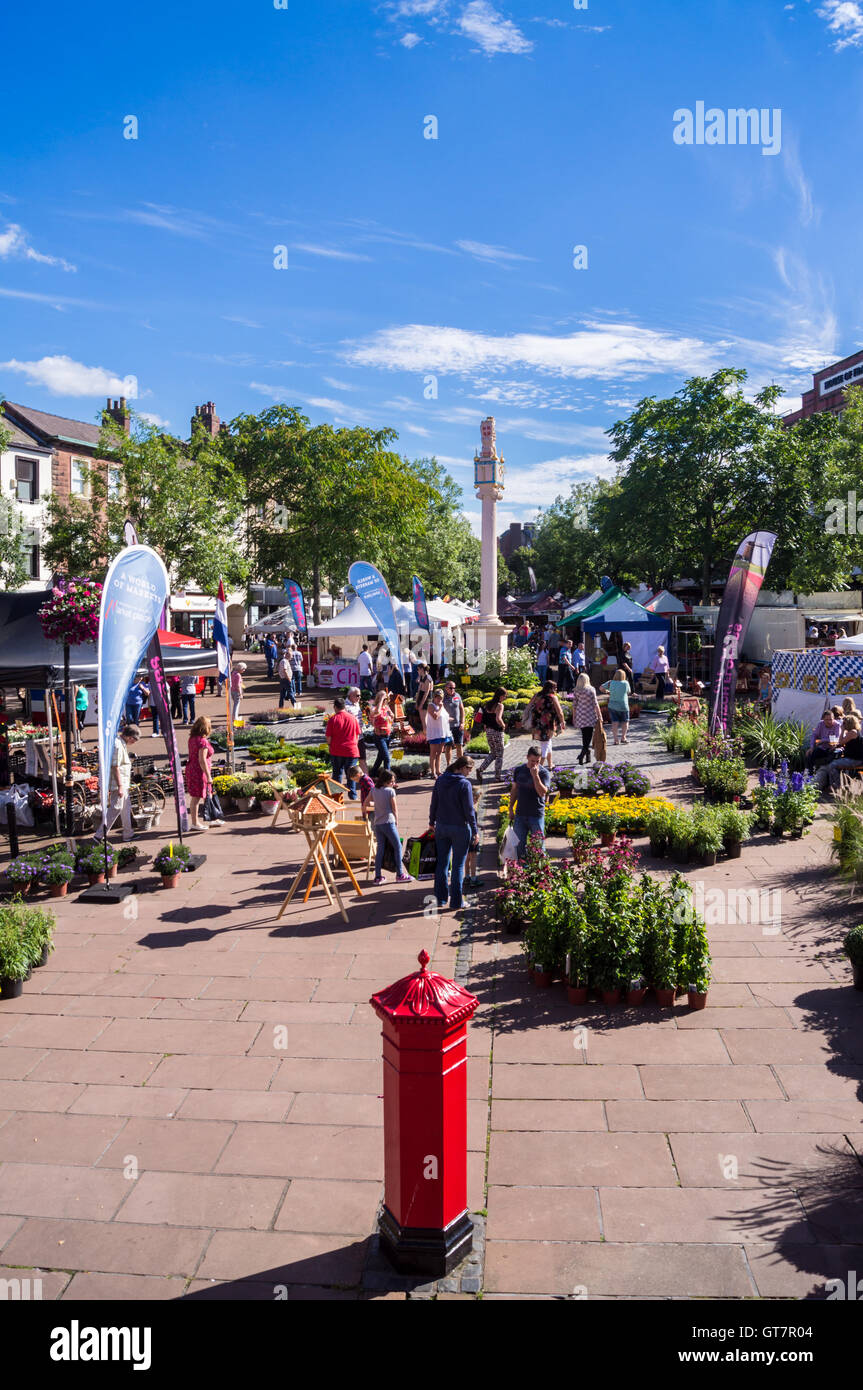 Market Place, Carlisle, Cumbria, England Stock Photo Alamy