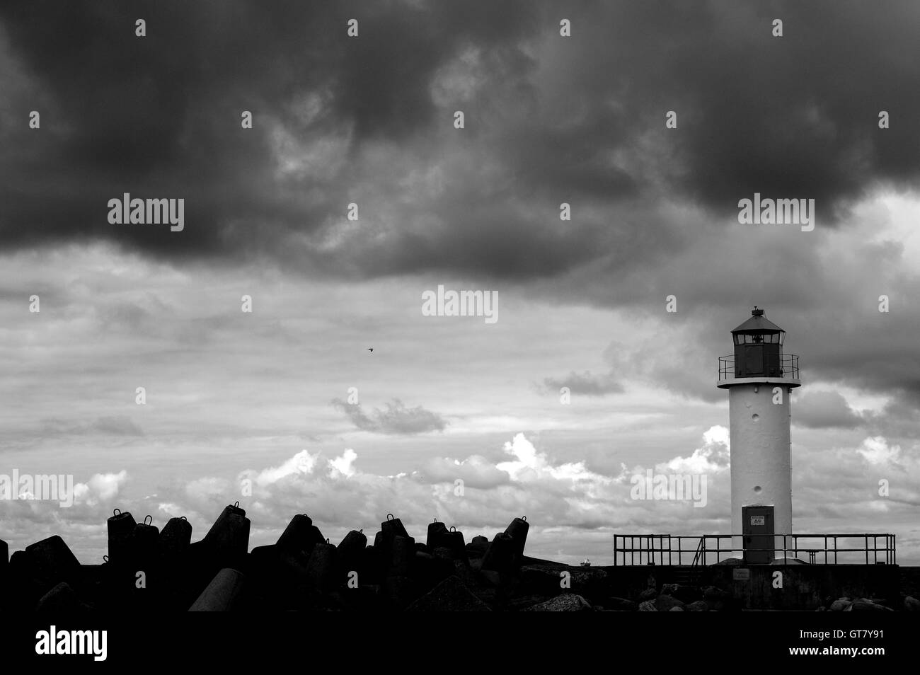 Lighthouse, Beacon, Pharos, Seamark, Seashore, Coast Stock Photo - Alamy