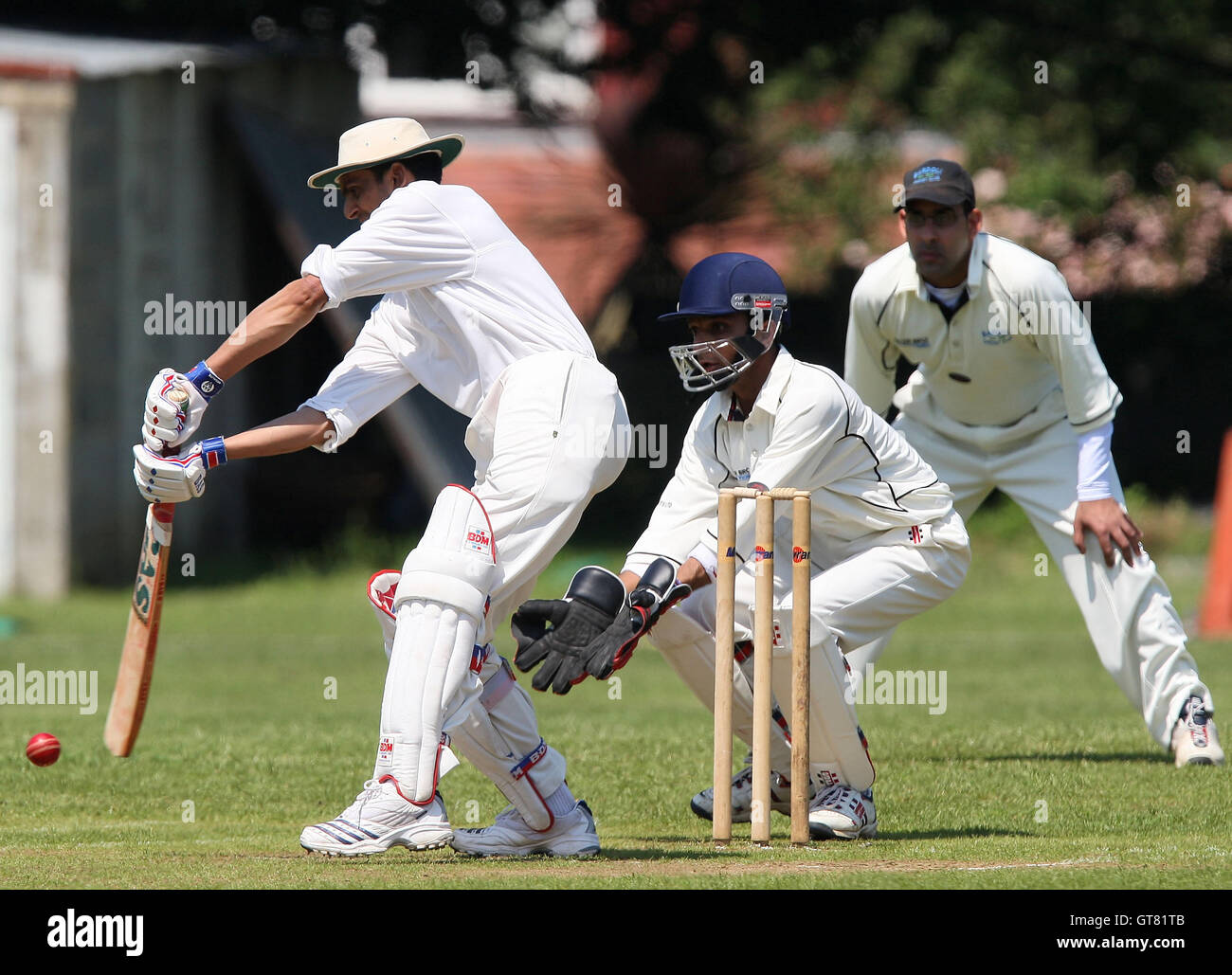 Bardoli CC vs Batley CC - Cricket Friendly Match at Walthamstow CC - 08/06/08 Stock Photo