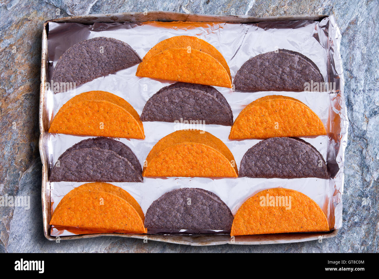 Crunchy tortillas, a traditional flatbread made with cornflour or maize