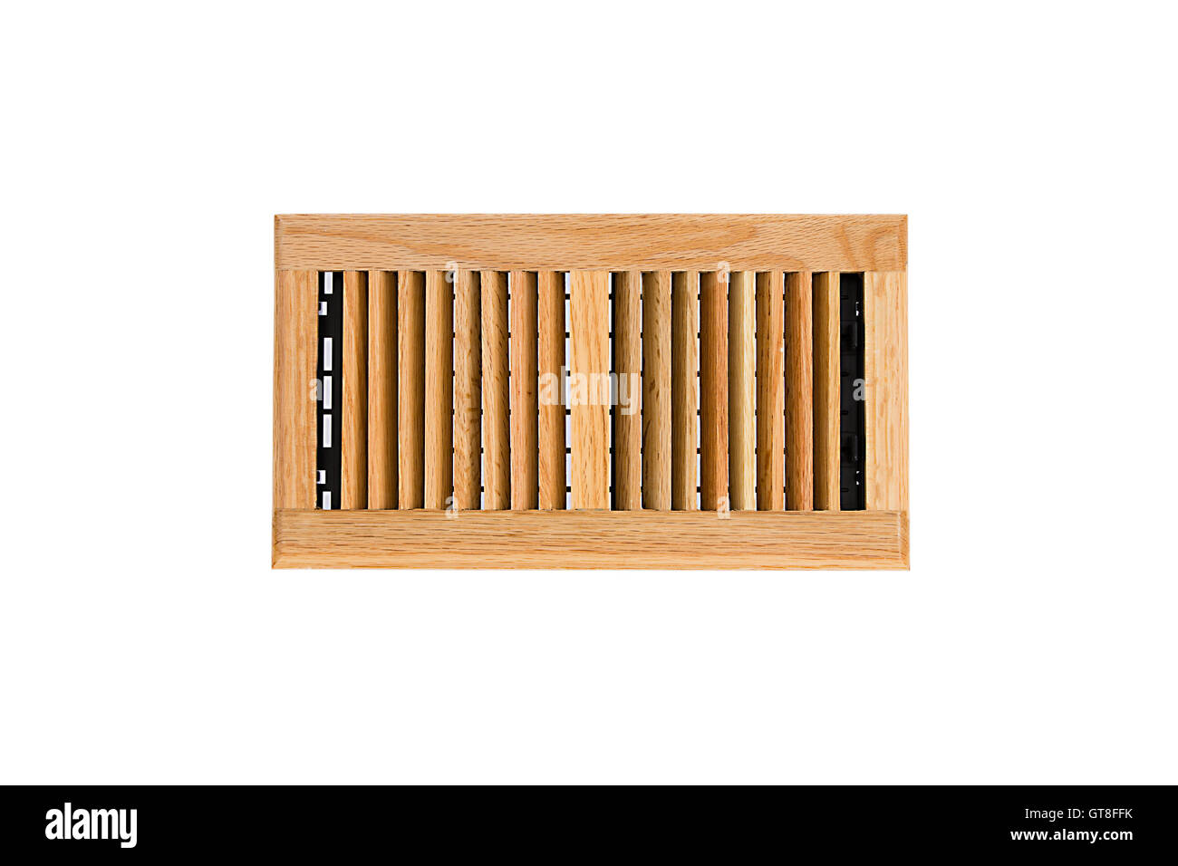 Solid Oak Wall And Ceiling Register For Forced Air