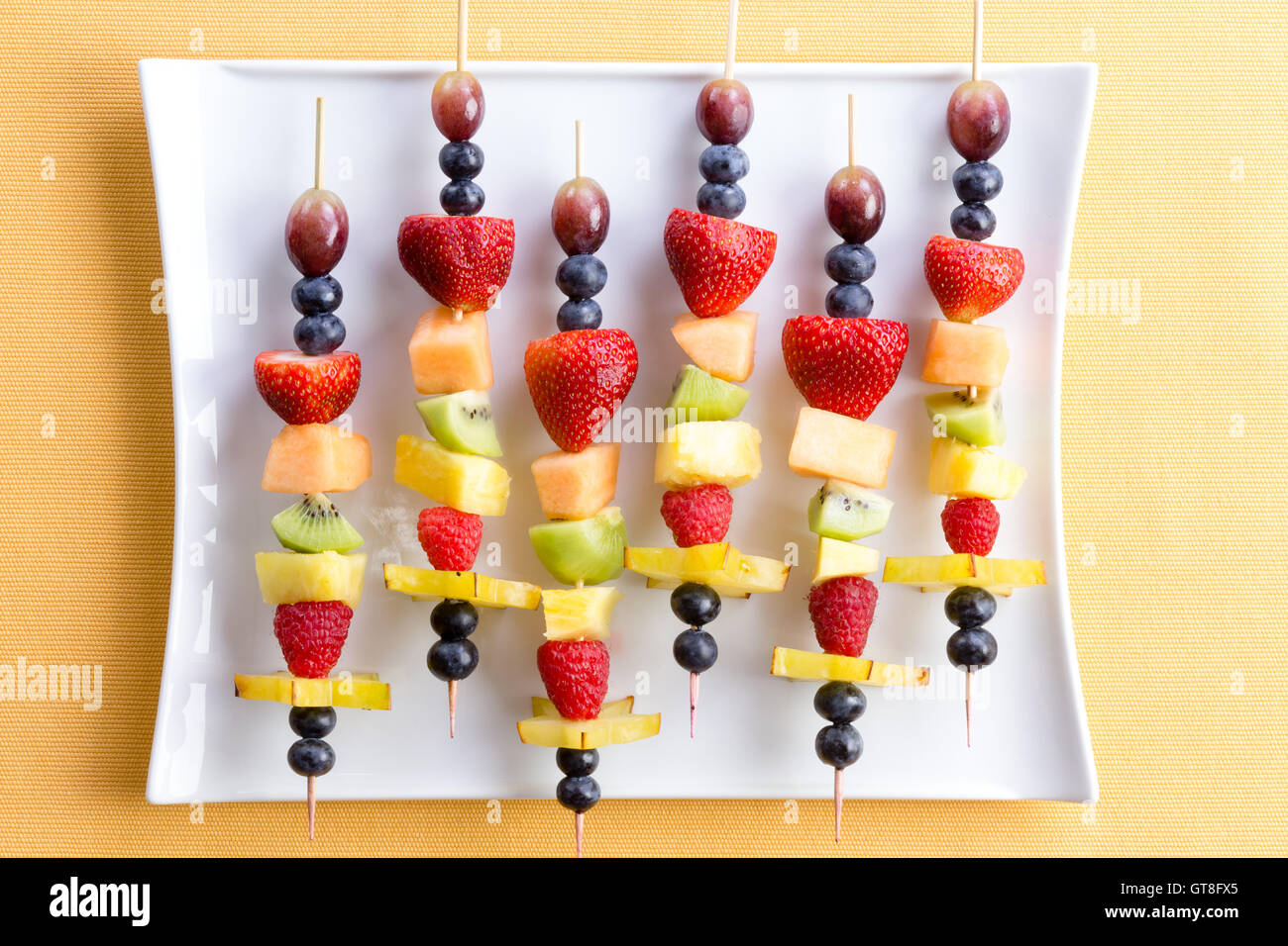Fruit Kabob Clip Art