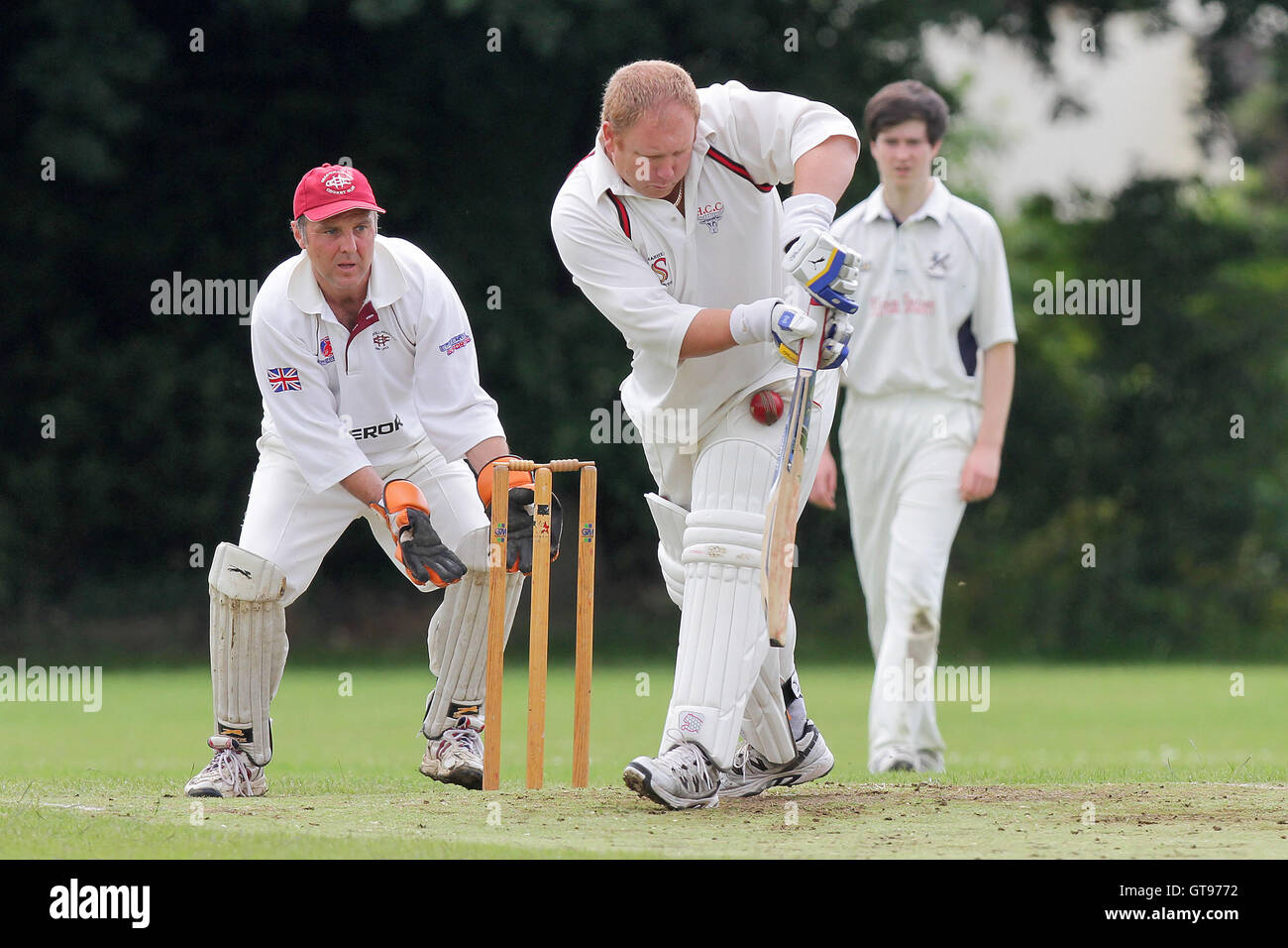 Lee Gilbert In Batting Action For Hornchurch Hornchurch Cc 5th Xi Stock Photo Alamy