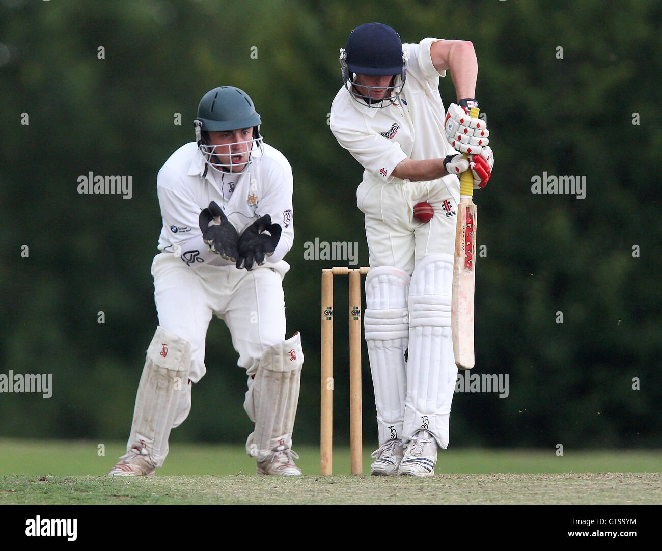 A painful blow for J Walton of Shenfield - Shenfield CC vs Harold Wood ...
