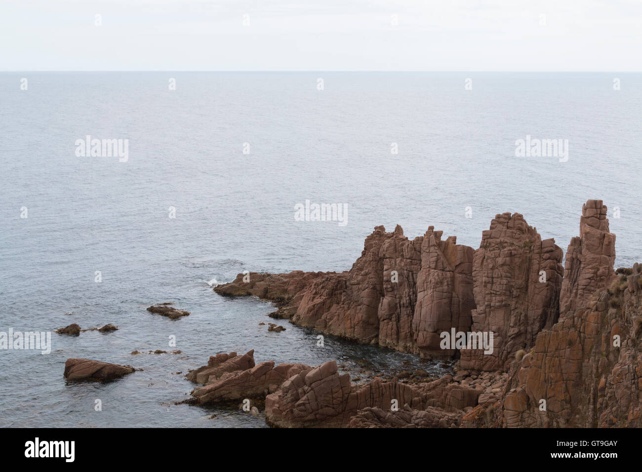 The Pinnacles on Phillip Island Stock Photo
