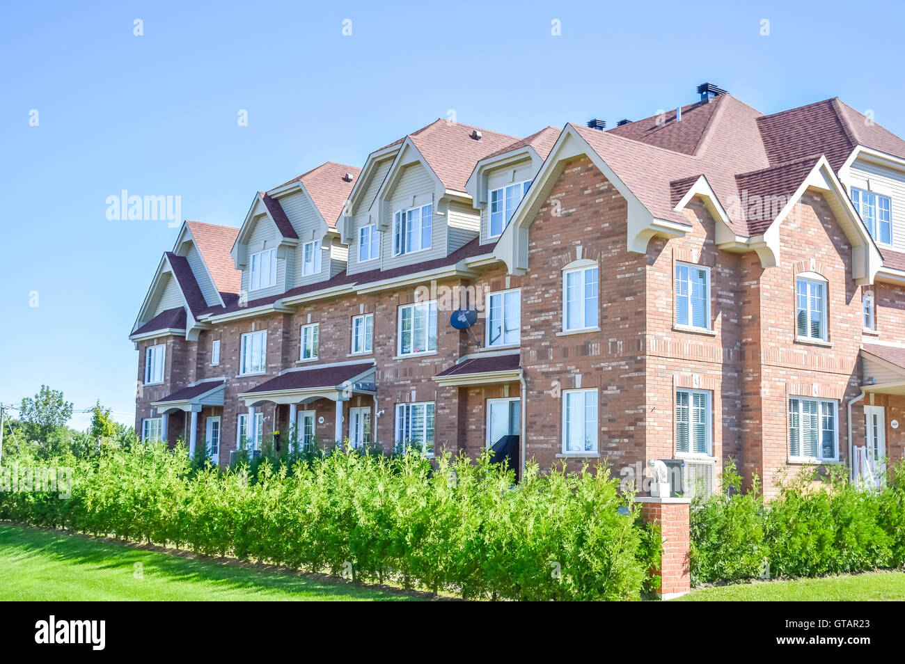 Living expensive homes in Canada Stock Photo Alamy