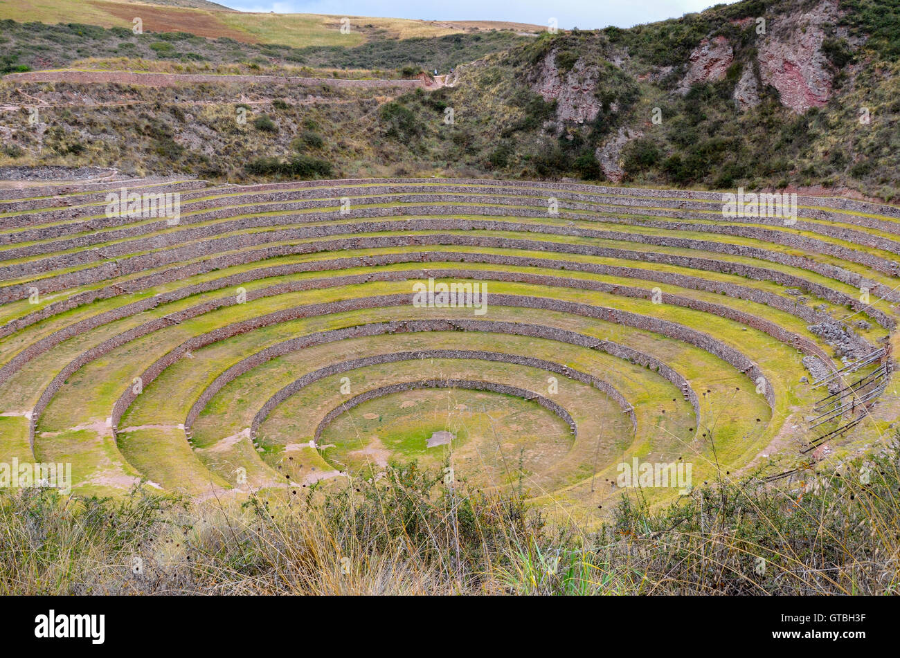 Ancient Inca circular agricultural terraces at Moray used to study the ...