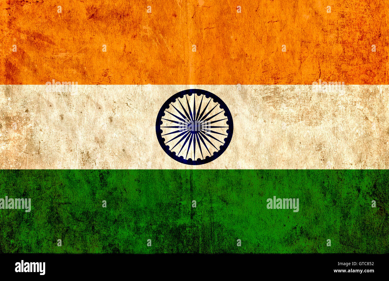 Grungy paper flag of India Stock Photo - Alamy