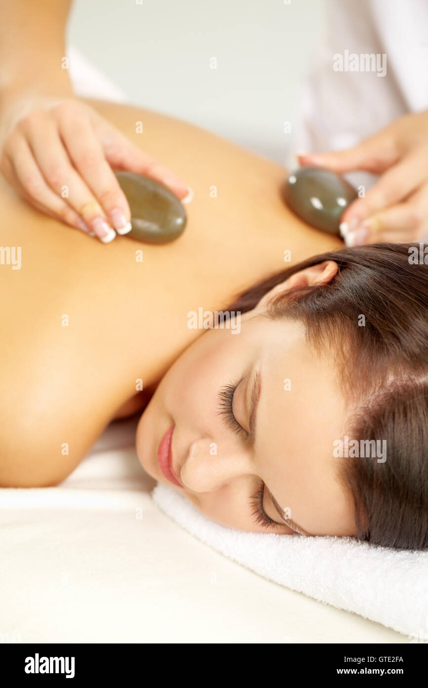Spa massage Stock Photo