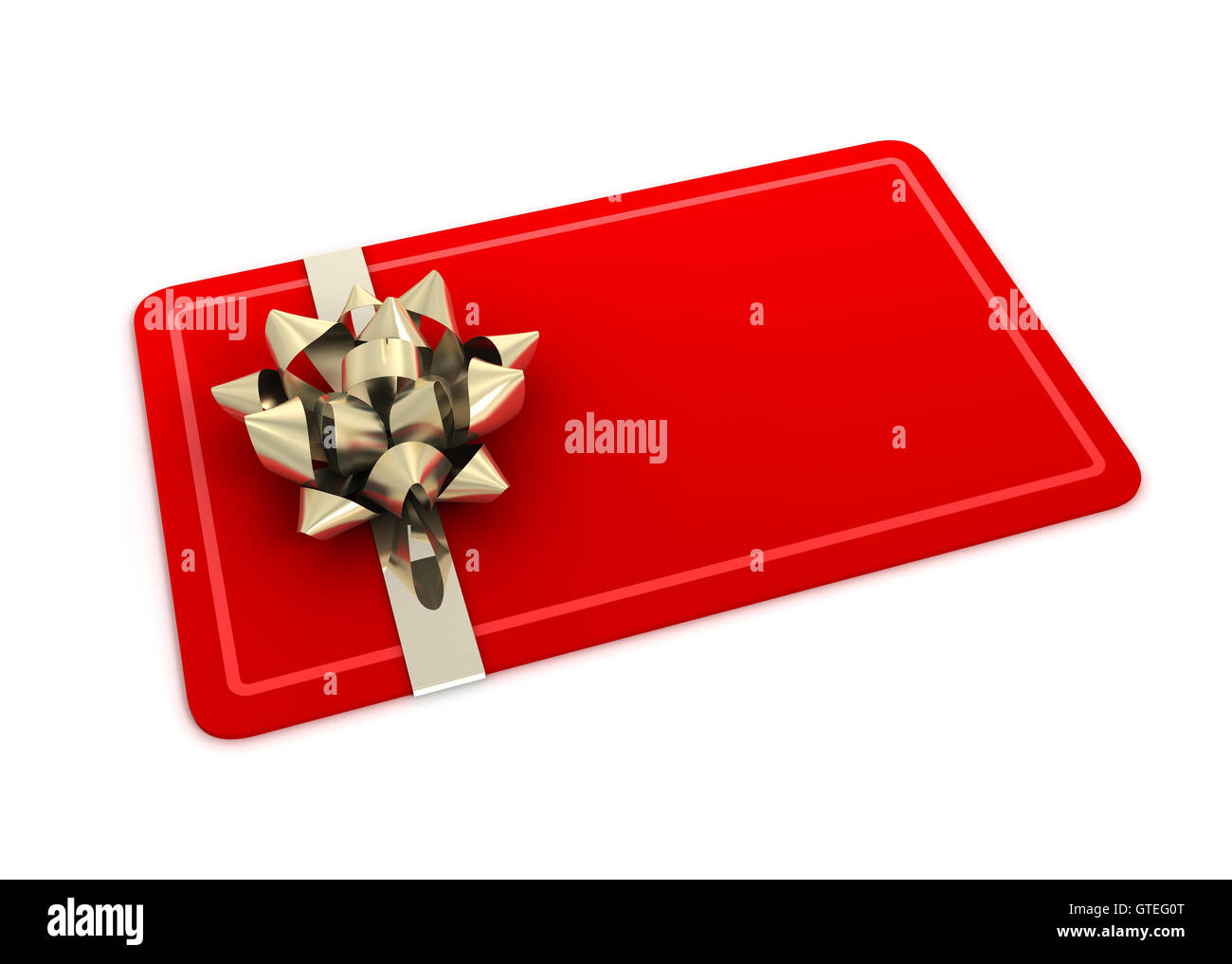 blank gift card concept 3d illustration Stock Photo Alamy