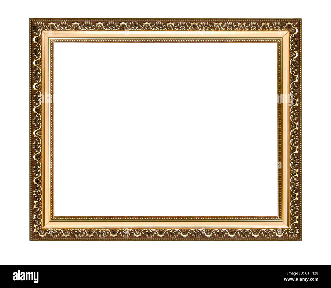 Gold vintage frame Stock Photo Alamy