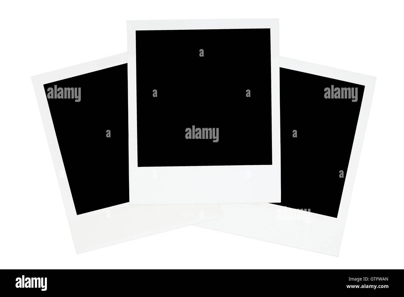 Three Oldfashioned Photo Frames Stock Photo Alamy