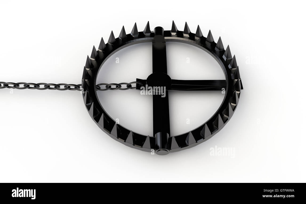 Trap metal teeth hi-res stock photography and images - Alamy