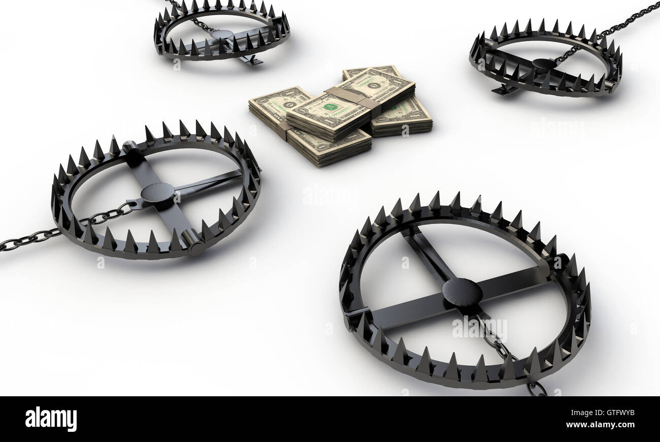 Bear trap money hi-res stock photography and images - Alamy