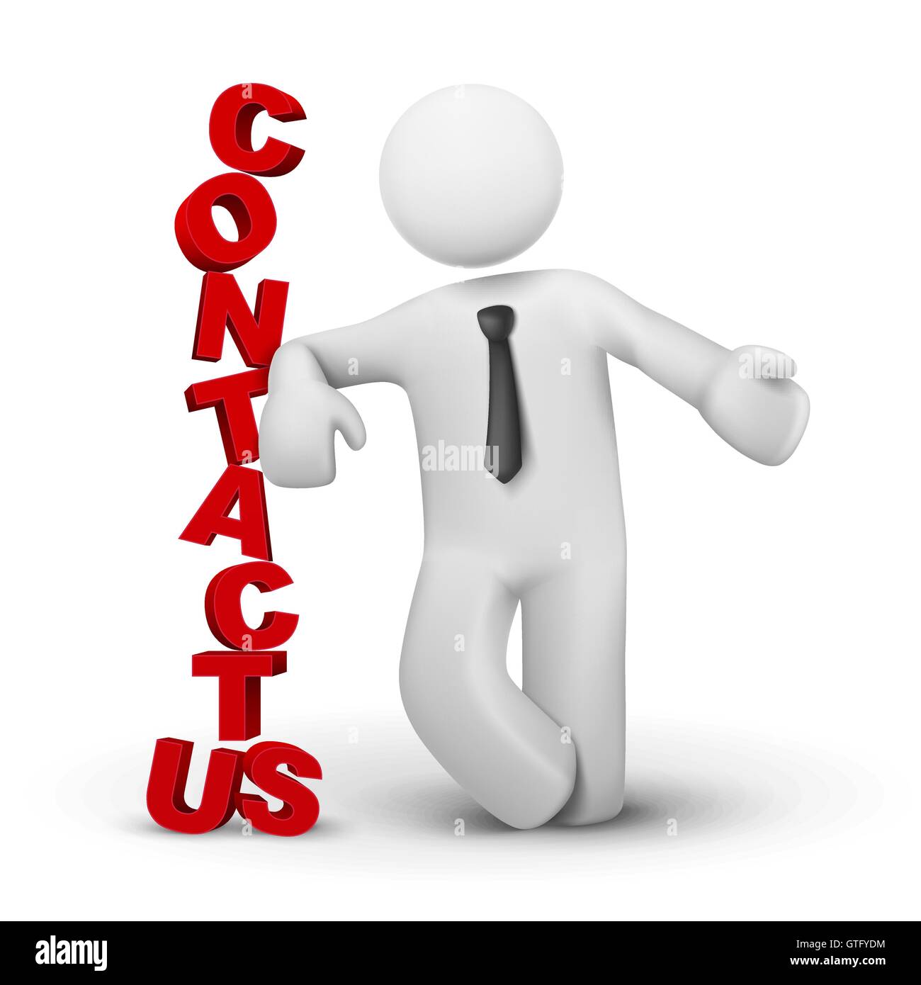 Contact us cartoon hi-res stock photography and images - Alamy