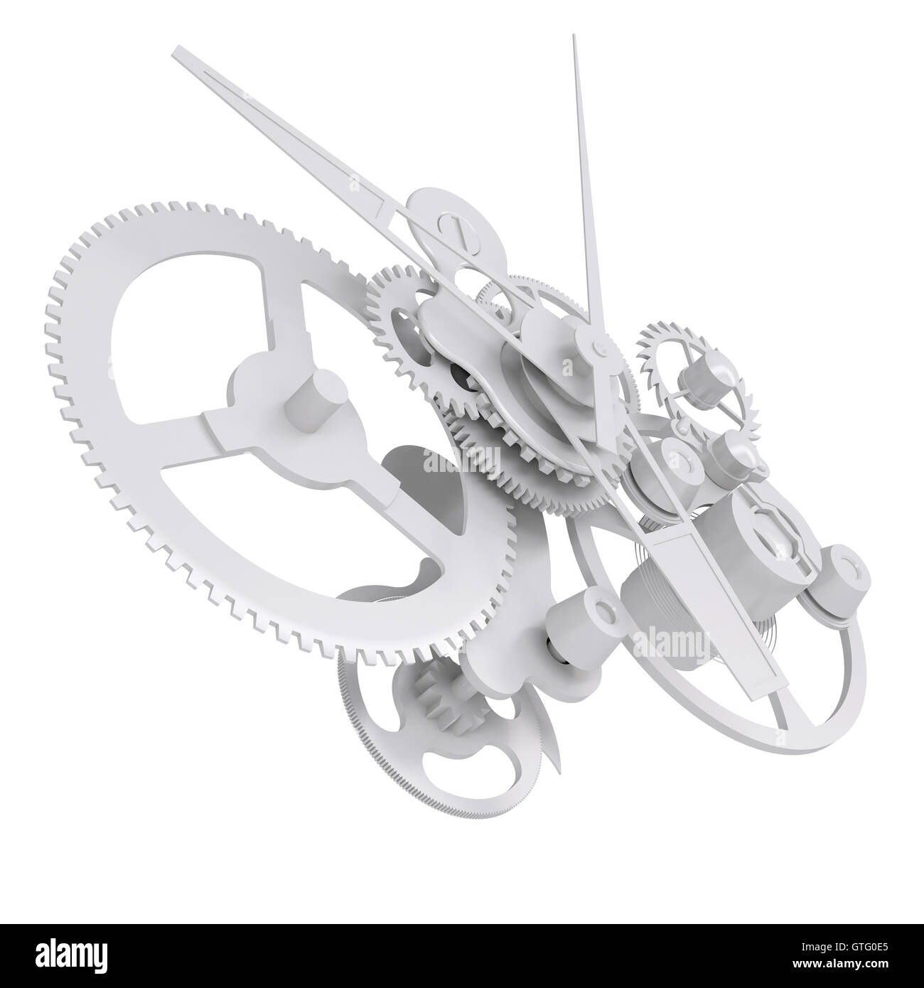 Concept watch mechanism Stock Photo Alamy