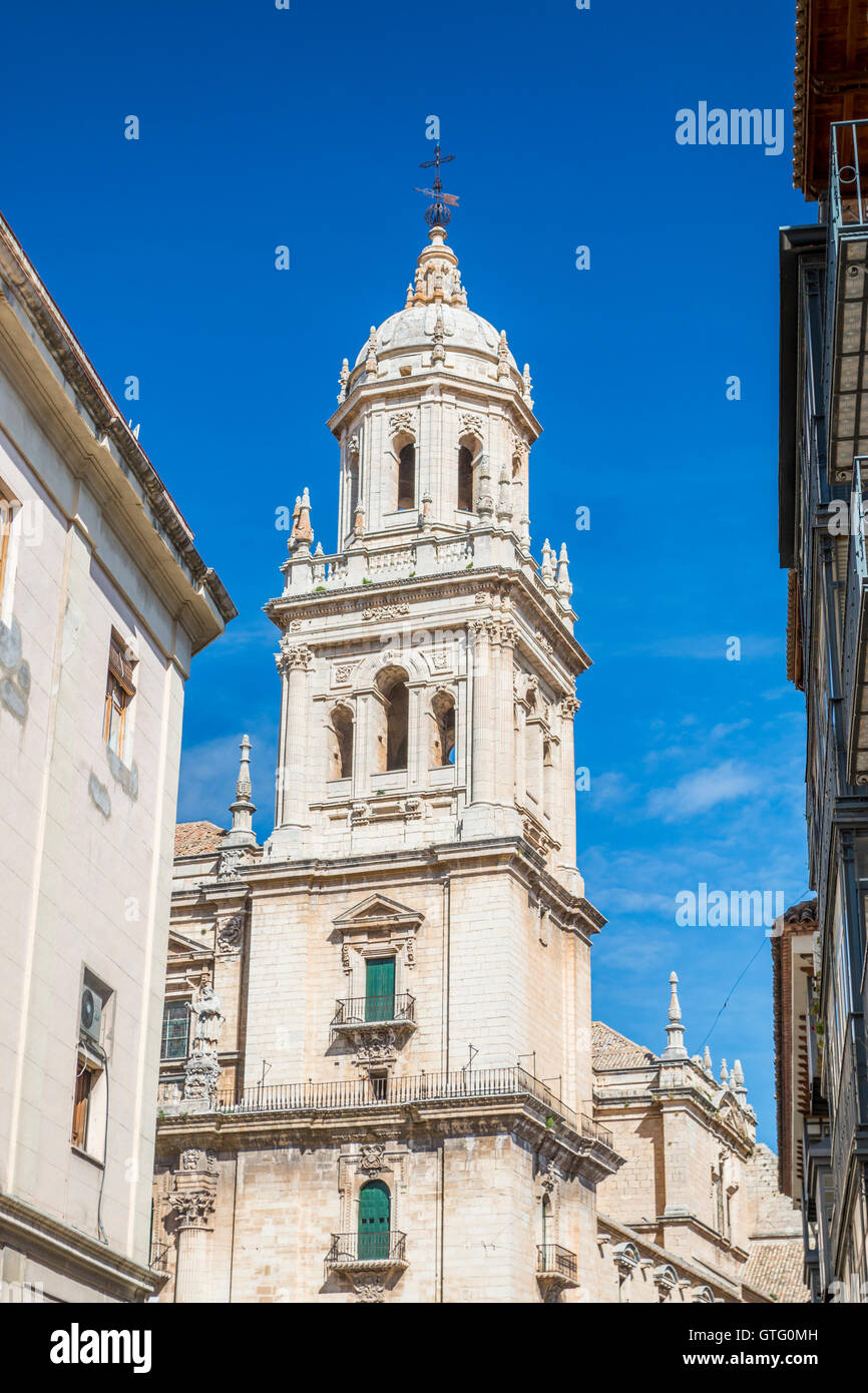 Catholic cathedral in Jaen, Andalusia, Spain Stock Photo