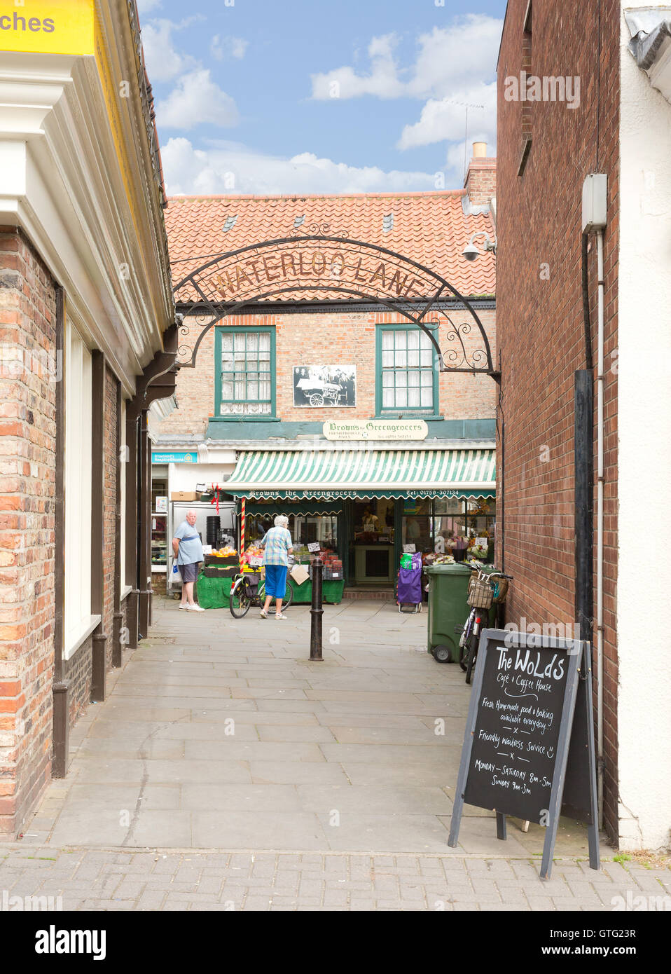 Buck Yard housing development in Pocklington Stock Photo Alamy