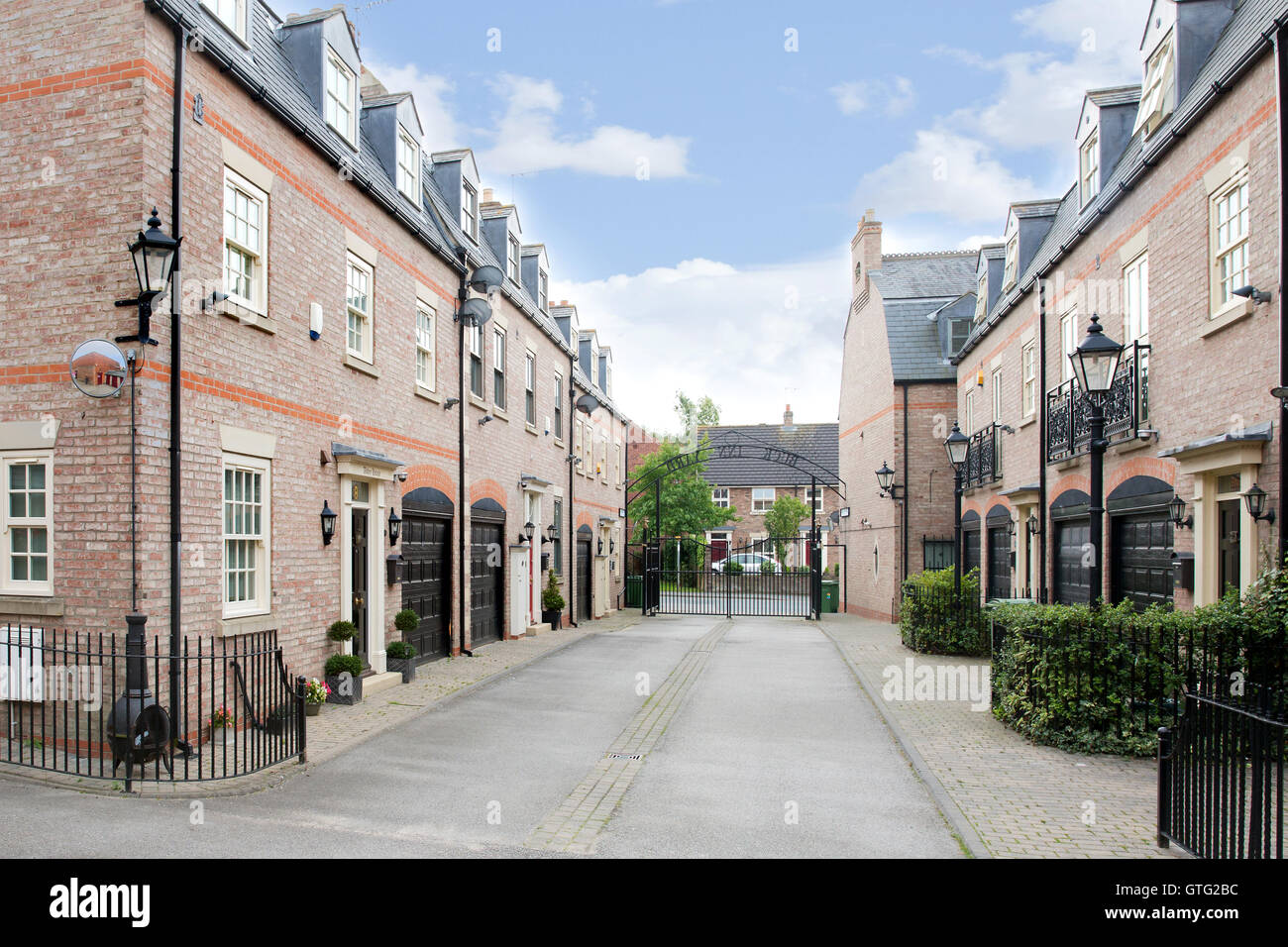 Buck Yard housing development in Pocklington Stock Photo Alamy