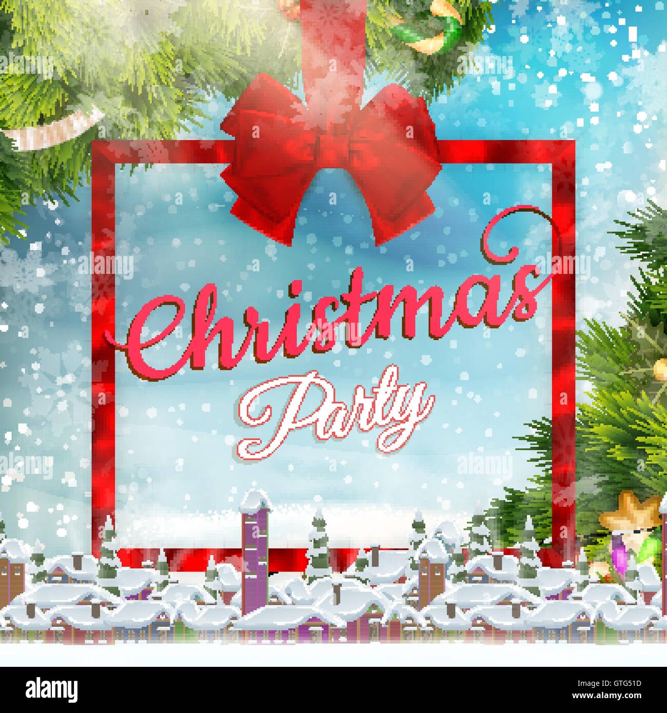 Gift box frame. EPS 10 Stock Vector Image & Art Alamy