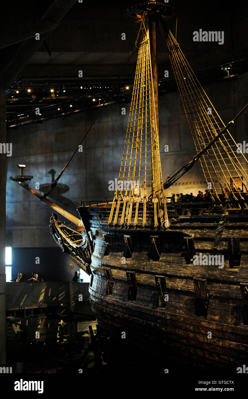 Warship Vasa. Built at 16261628 on the orders of the King of Sweden