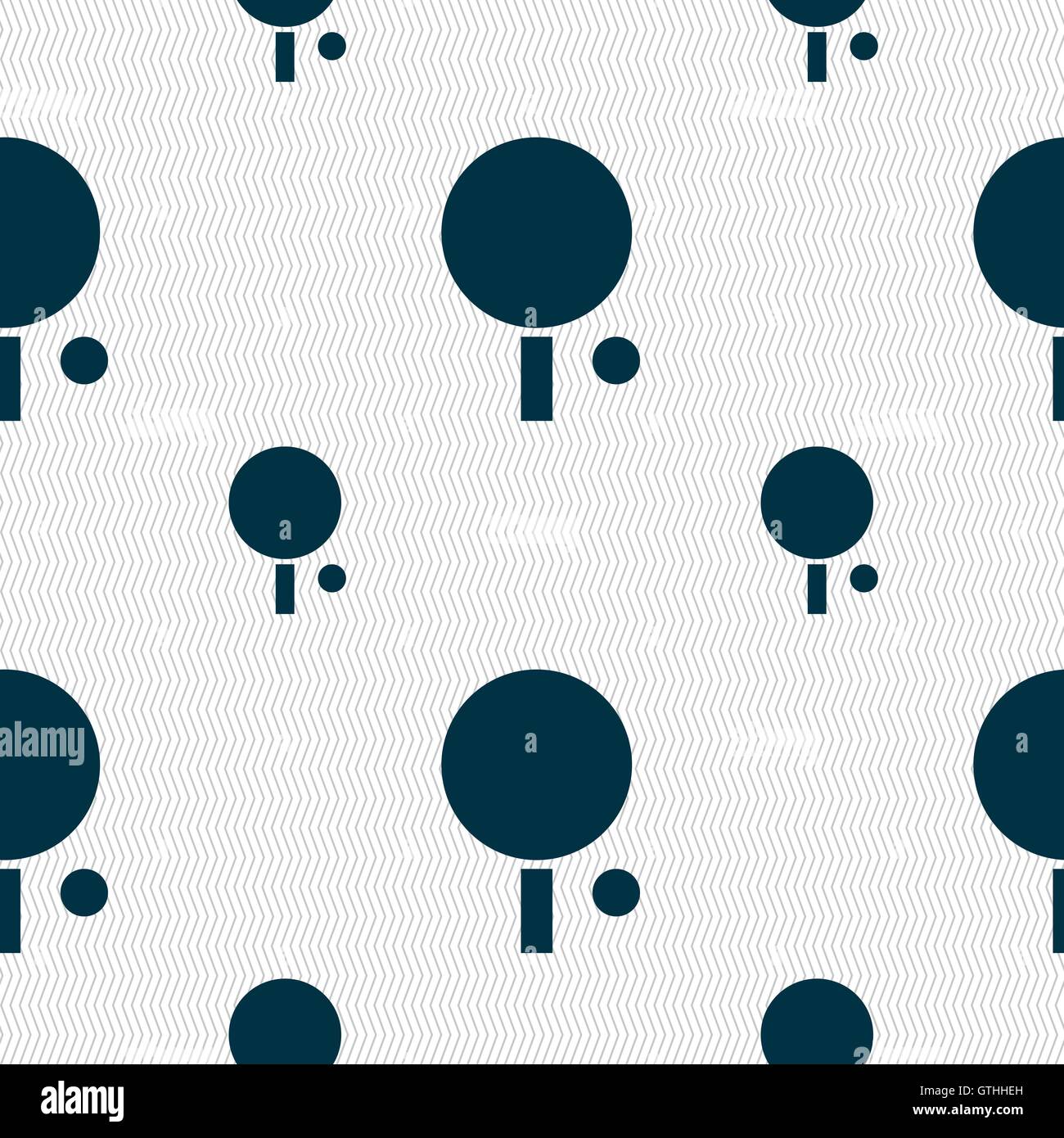 table tennis icon sign. Seamless pattern with geometric texture. Vector ...