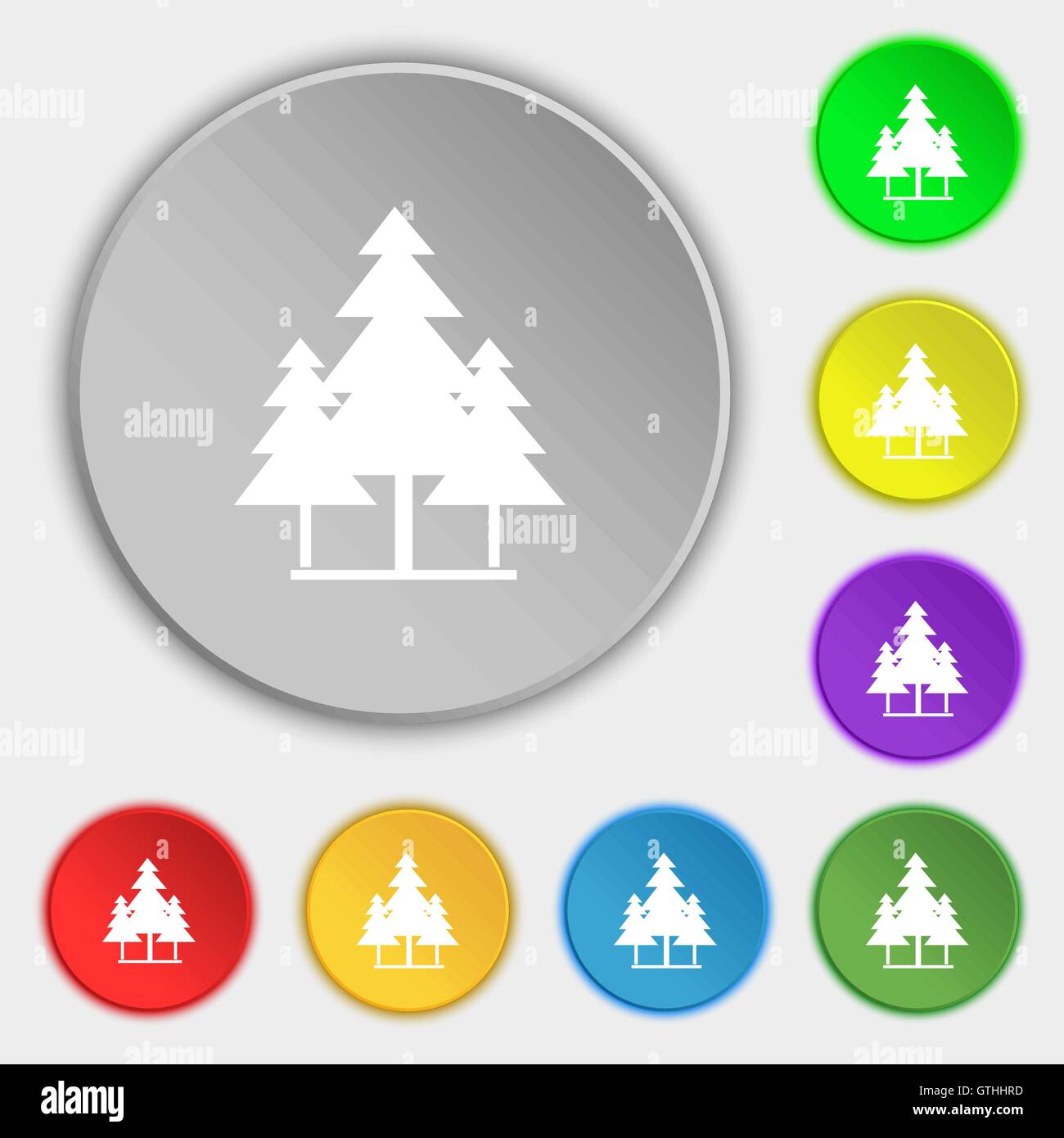 Pine treetop Stock Vector Images - Alamy