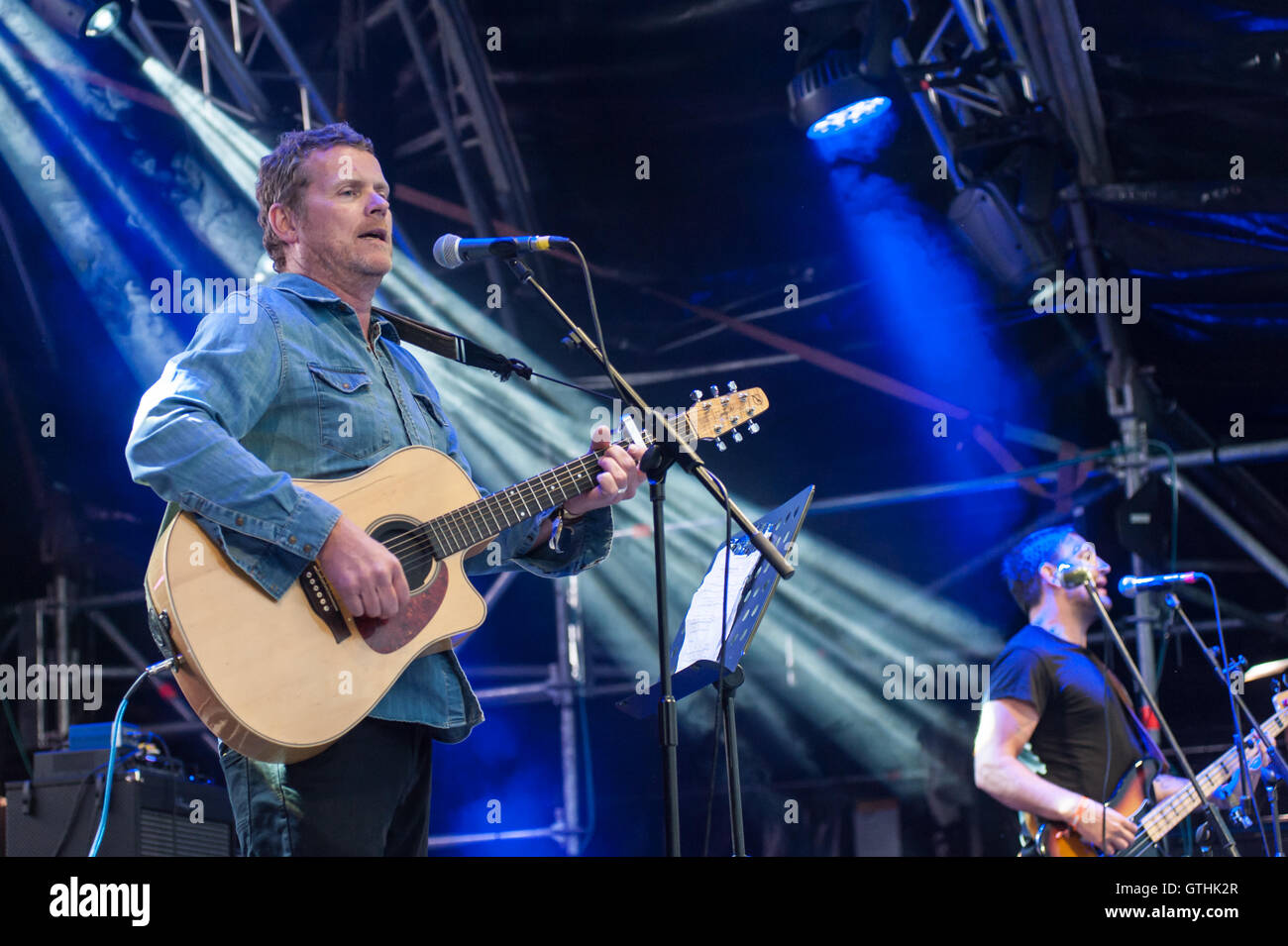 Dodgy play "The Lakeside Stage" at Camper Calling, Ragley Hall ...