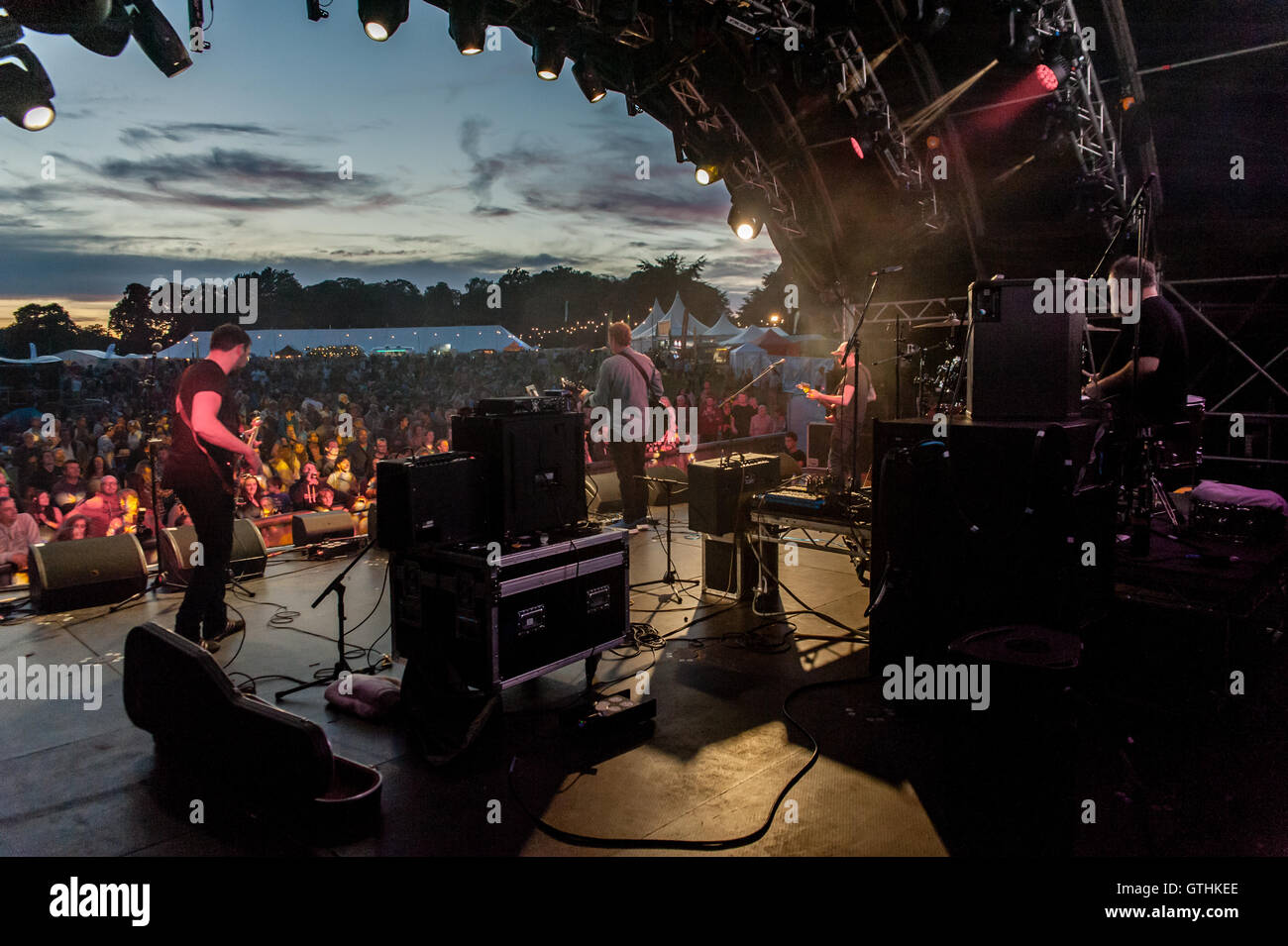 Dodgy play "The Lakeside Stage" at Camper Calling, Ragley Hall ...