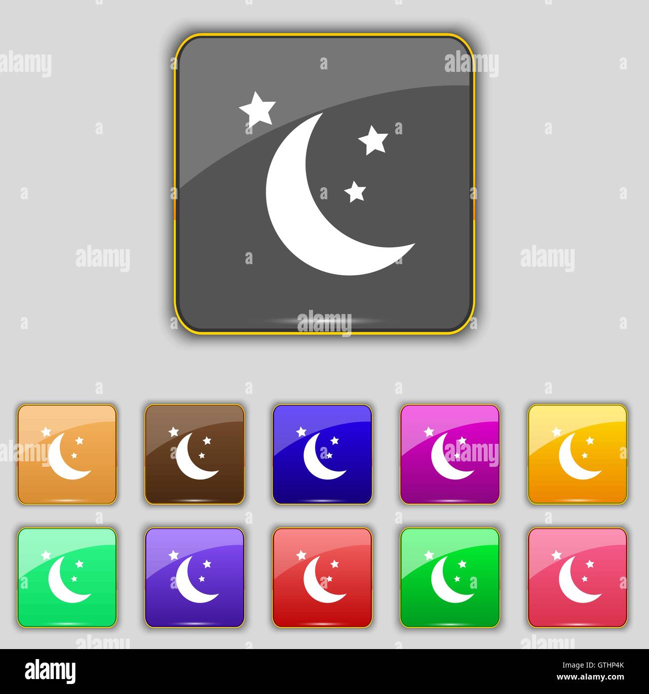 https://c8.alamy.com/comp/GTHP4K/moon-icon-sign-set-with-eleven-colored-buttons-for-your-site-vector-GTHP4K.jpg