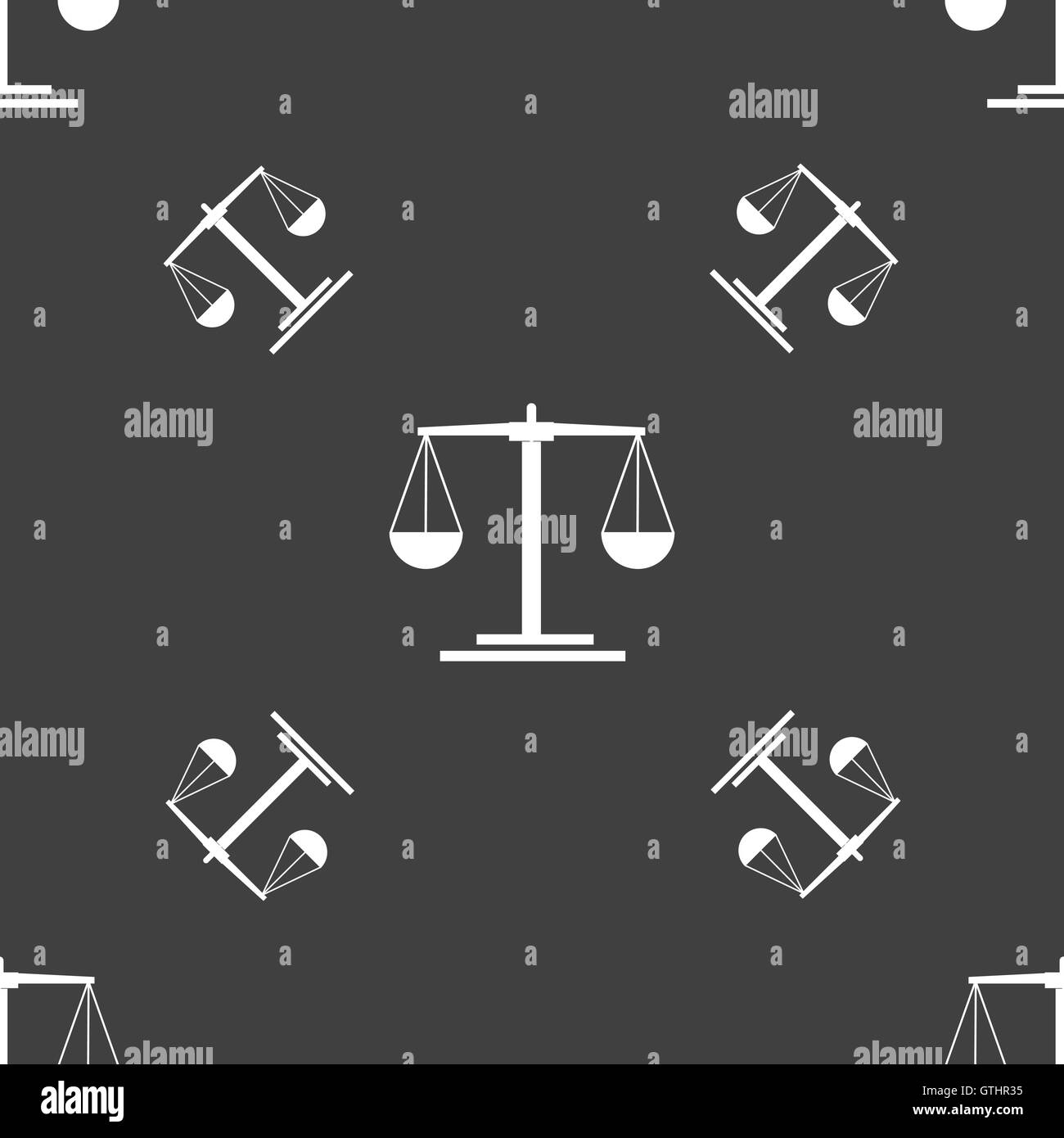 Set scale equal icon Black and White Stock Photos & Images - Alamy