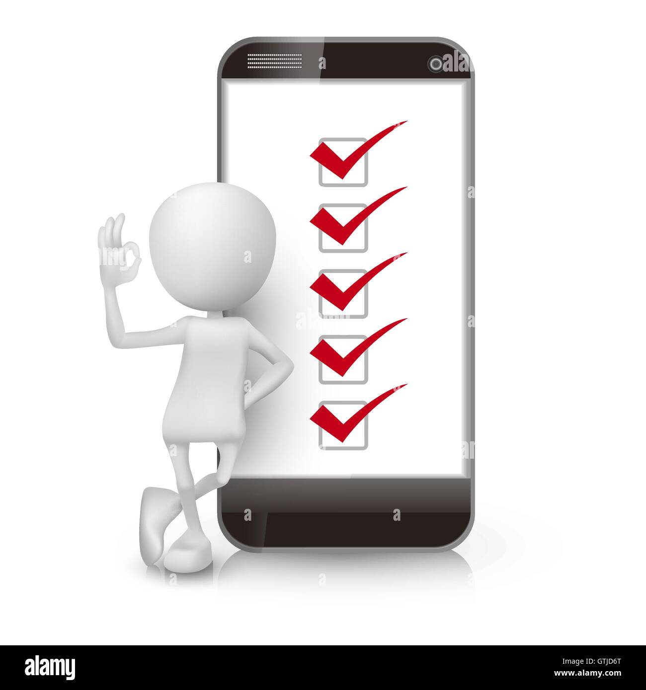 Clipboard showing checklist check Stock Vector Images - Alamy