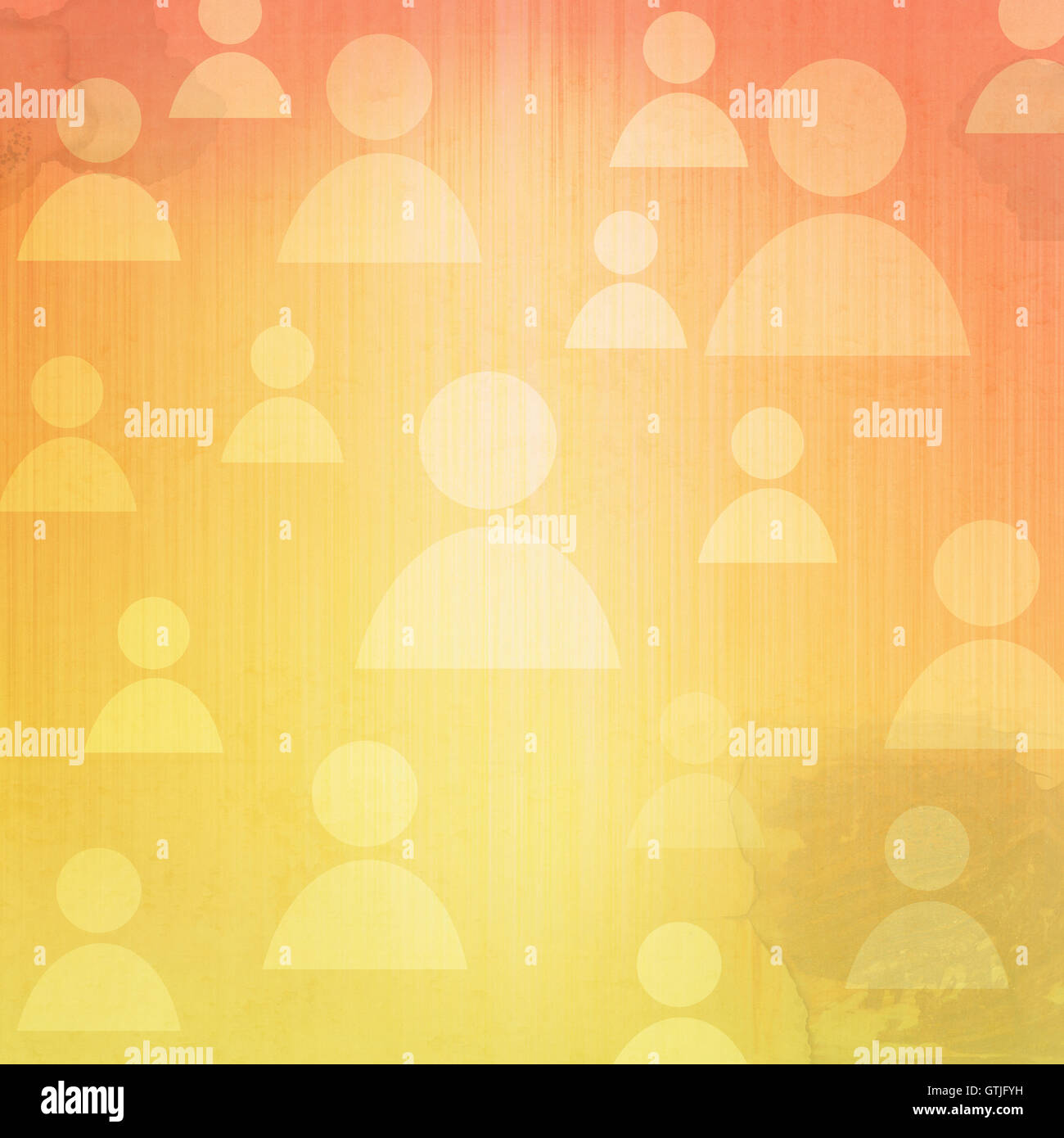 Man icon on old paper background and pattern Stock Photo - Alamy