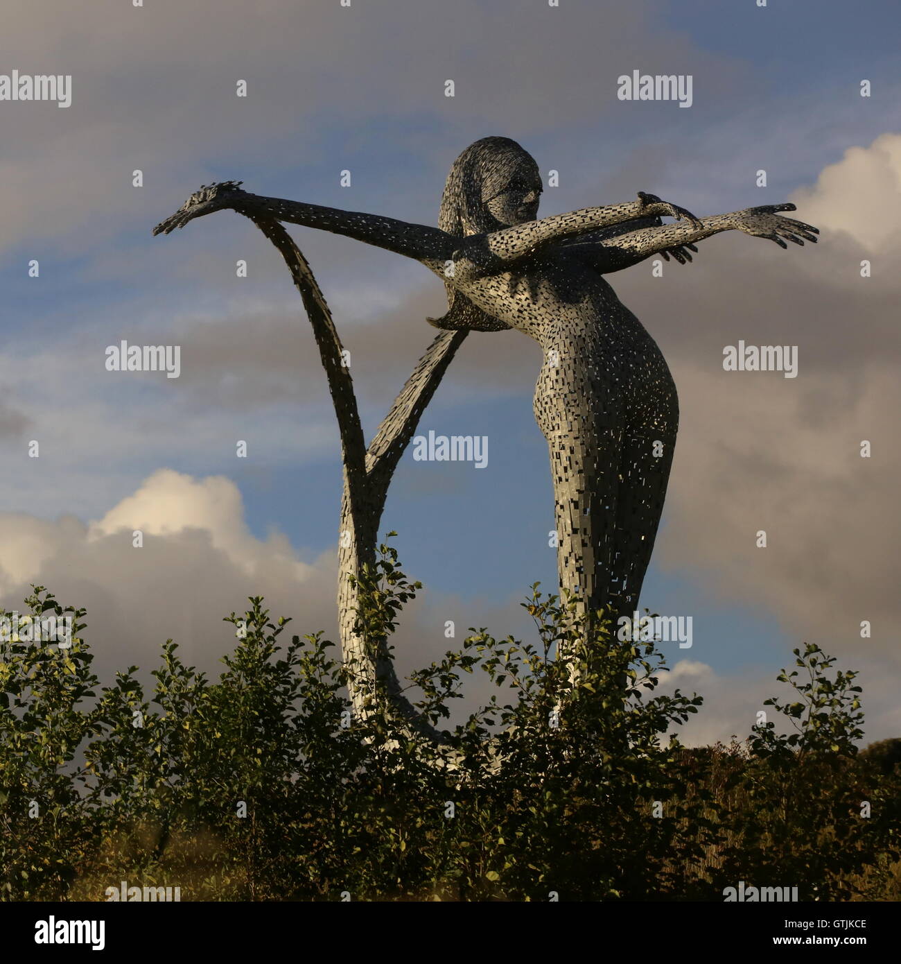Arria by artist Andy Scott near Cumbernauld Scotland September 2016