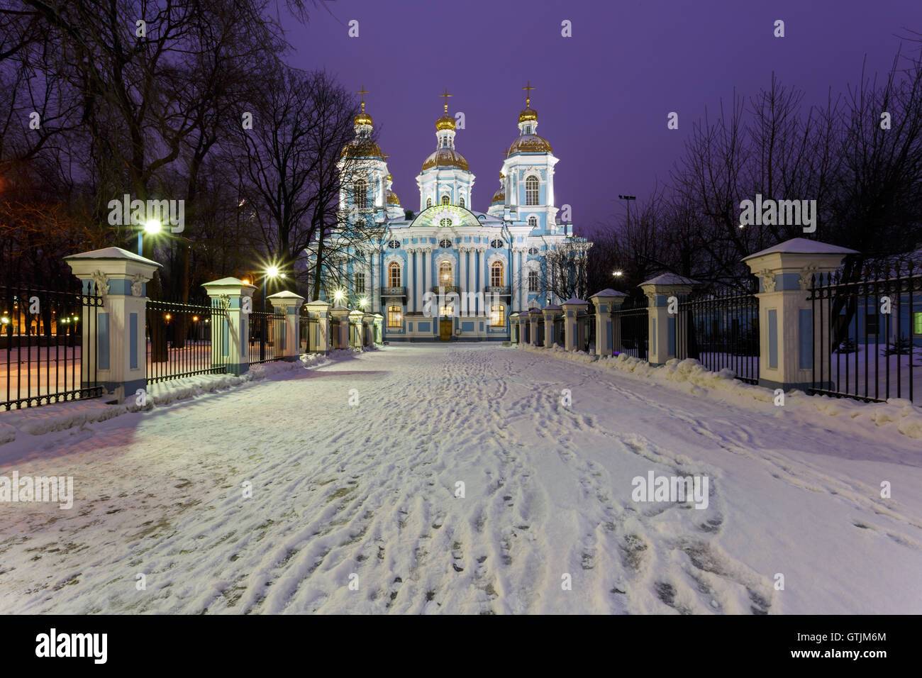 St. Nicholas Naval Cathedral Stock Photo