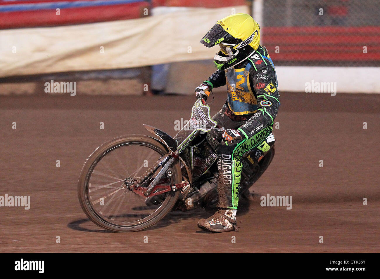 Lakeside Young Hammers Eastbourne Eaglets - Anglian Junior League Speedway at Arena Essex Raceway, Purfleet - 28/09/12 Stock Photo