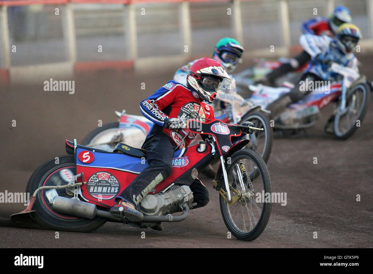 Heat 7 - Shields (red), Simota (green), Lemon, Kling - Lakeside Hammers ...
