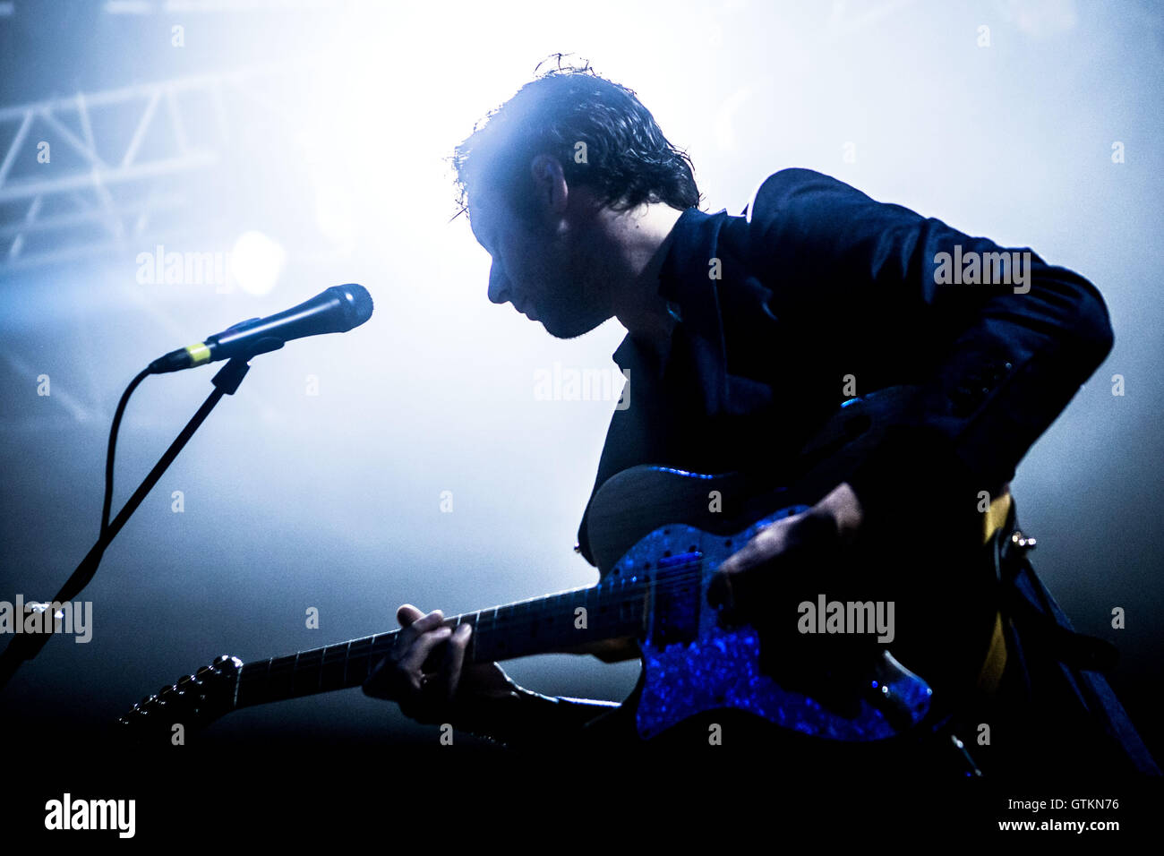 The Maccabees performs live in Milano, Italy Stock Photo