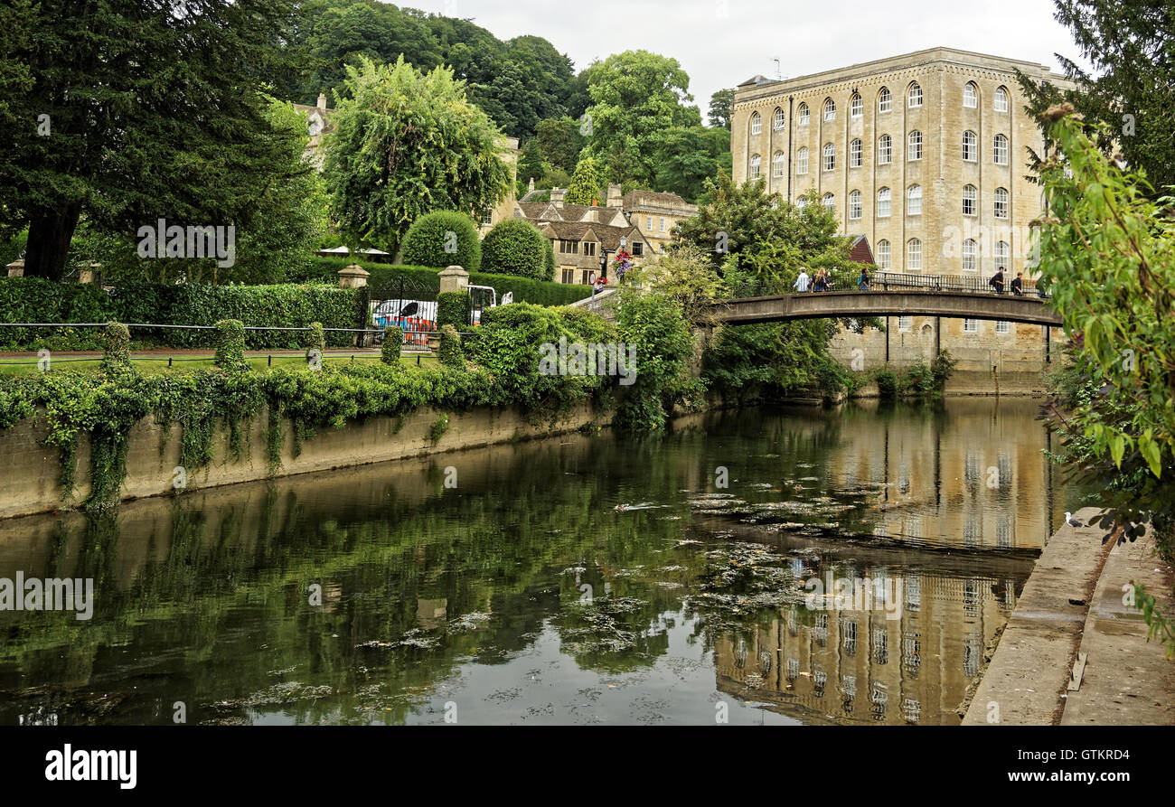 River Avon at BradforduponAvon Stock Photo Alamy