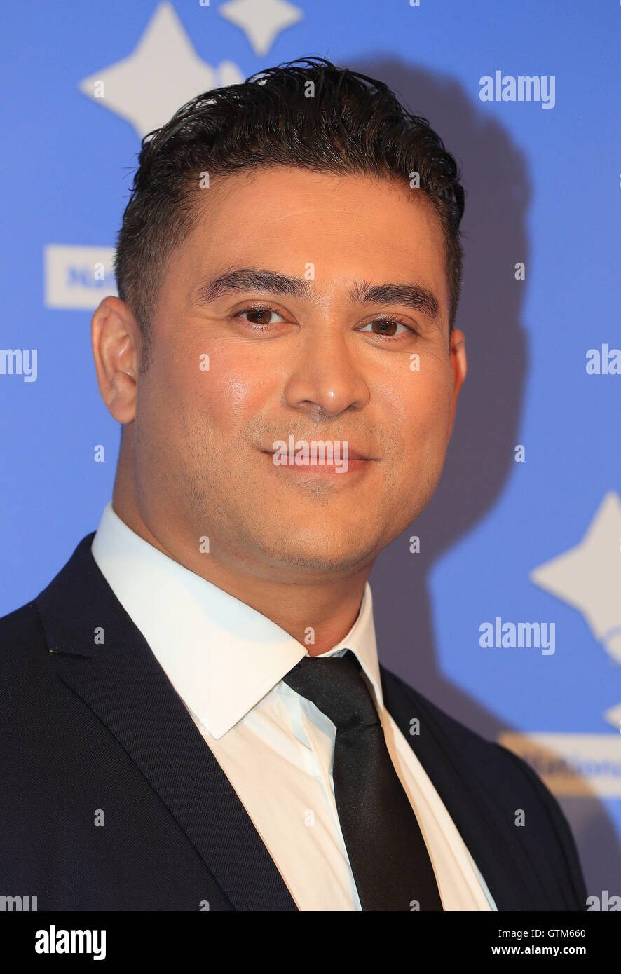 Rav Wilding arriving at The London Studios in central London to celebrate the winners in this year's National Lottery Awards, the search for the UK's favourite Lottery-funded projects. Stock Photo