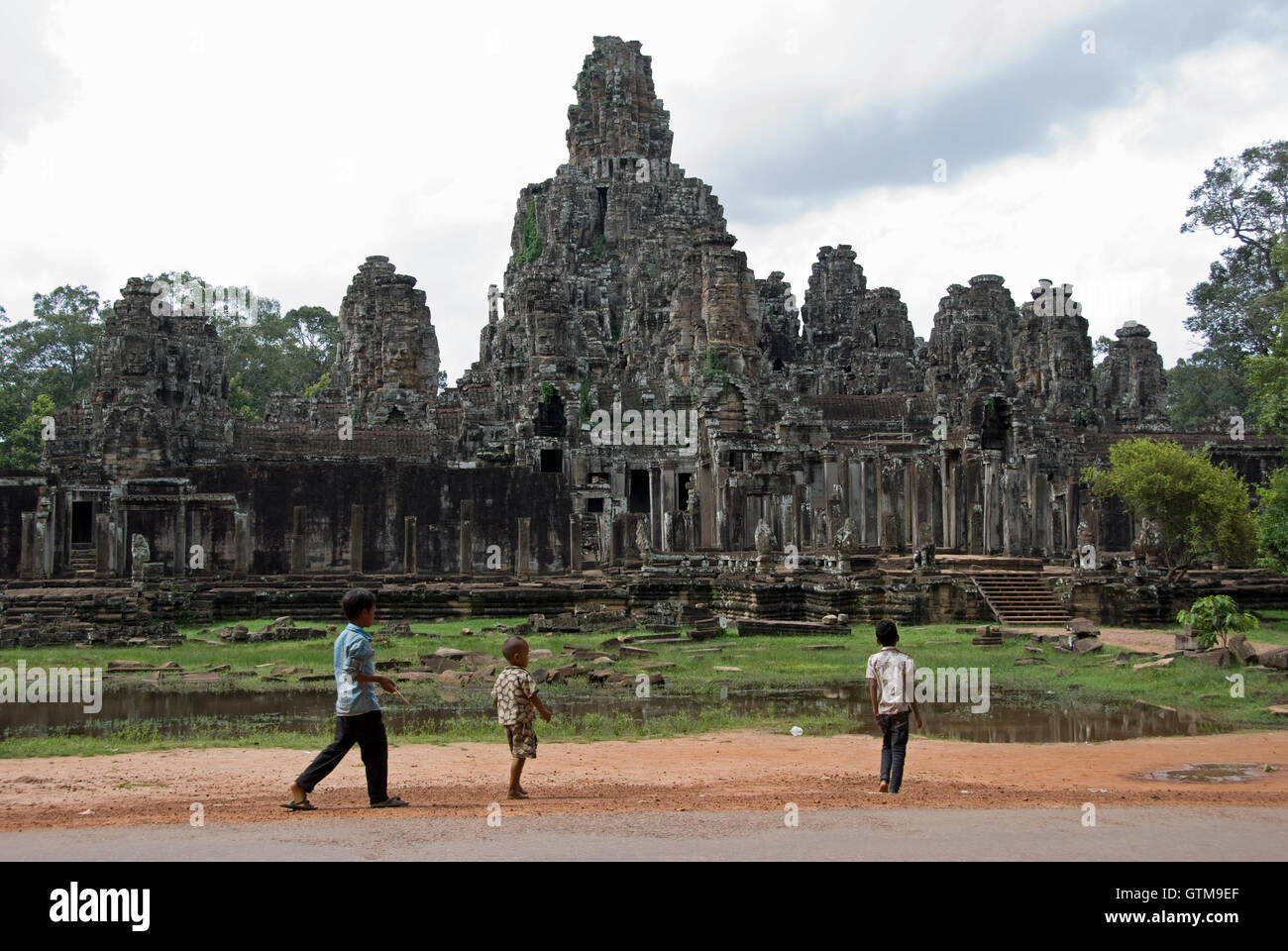 Angkor Wat Temple Stock Photo