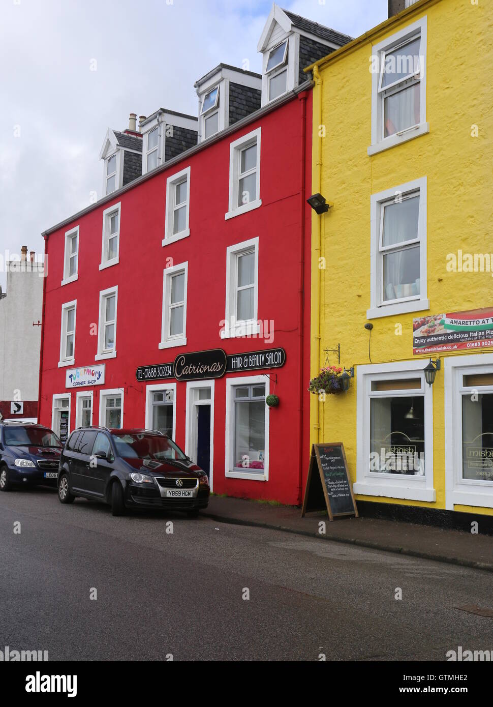 Exterior of Catriona’s Hair and Beauty Salon Tobermory Isle of Mull