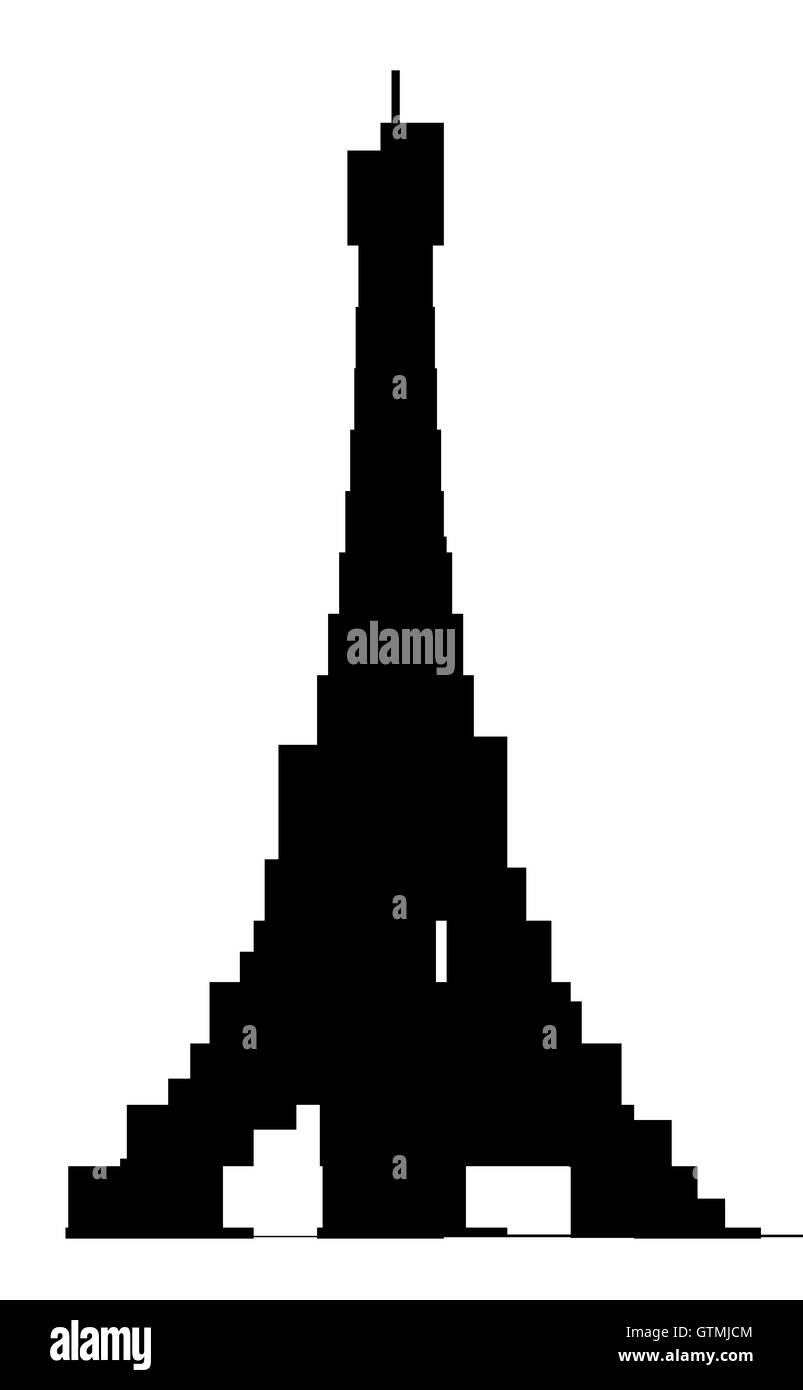 The eiffel tower cutout hi-res stock photography and images - Alamy