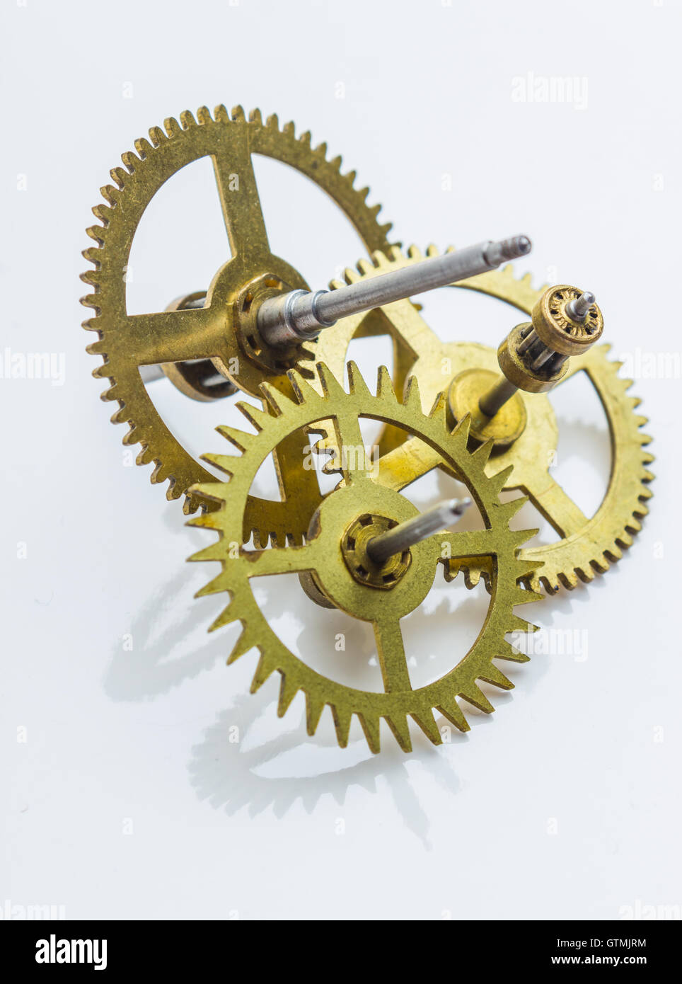 Gear of the clock Stock Photo Alamy