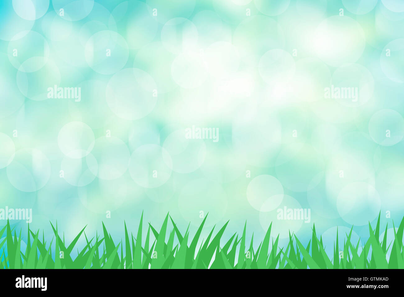 Green grass with color abstract background Stock Photo - Alamy