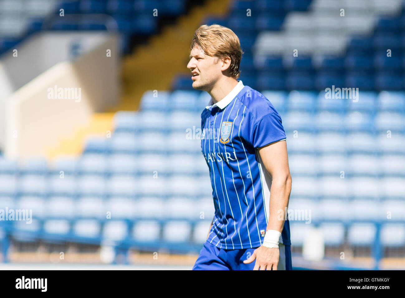 Glenn Loovens plying for Sheffield Wednesday Under 23's in the Premier League 2 Stock Photo